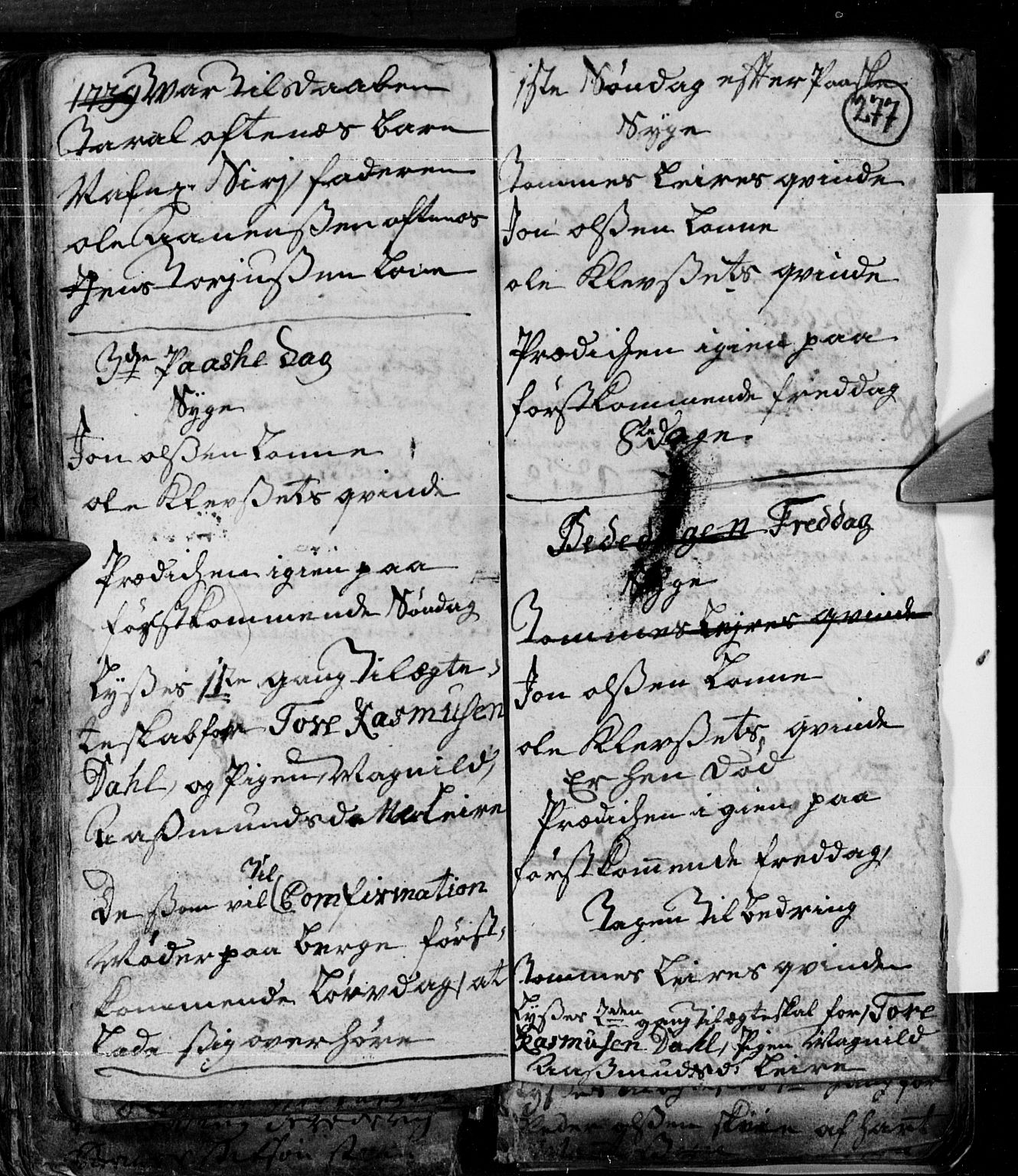 Søgne sokneprestkontor, AV/SAK-1111-0037/F/Fa/Fab/L0001: Parish register (official) no. A 1, 1716-1740, p. 277