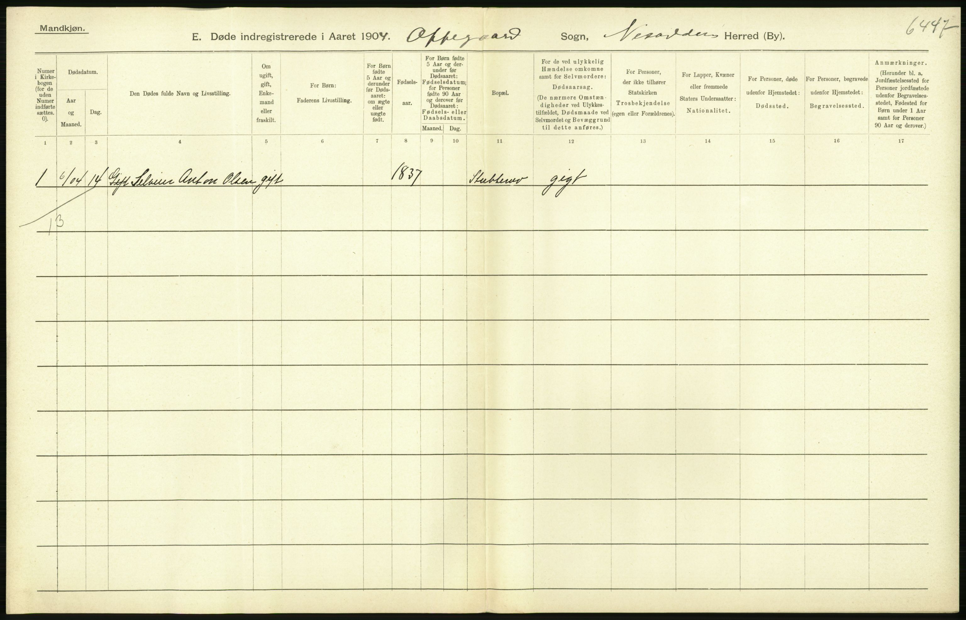 Statistisk sentralbyrå, Sosiodemografiske emner, Befolkning, AV/RA-S-2228/D/Df/Dfa/Dfab/L0002: Akershus amt: Fødte, gifte, døde, 1904, p. 568