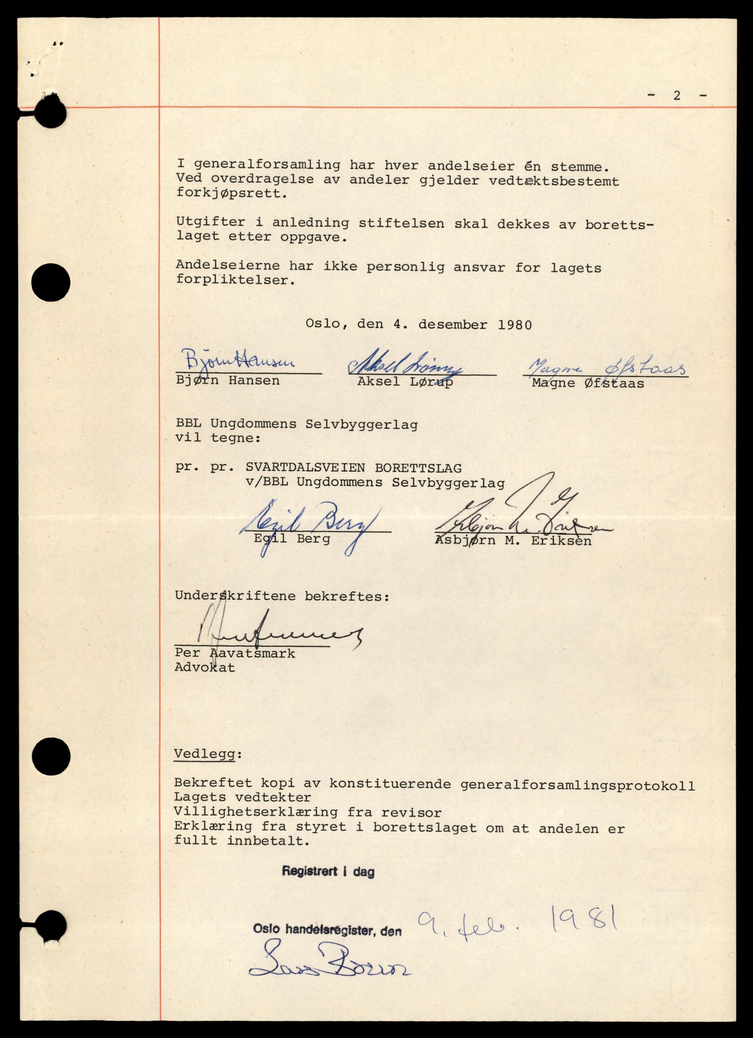 Oslo byfogd, Handelsregisteret, AV/SAT-A-10867/G/Gb/Gba/L0218: Andelslag og borettslag, Stv-T, 1944-1990, p. 3