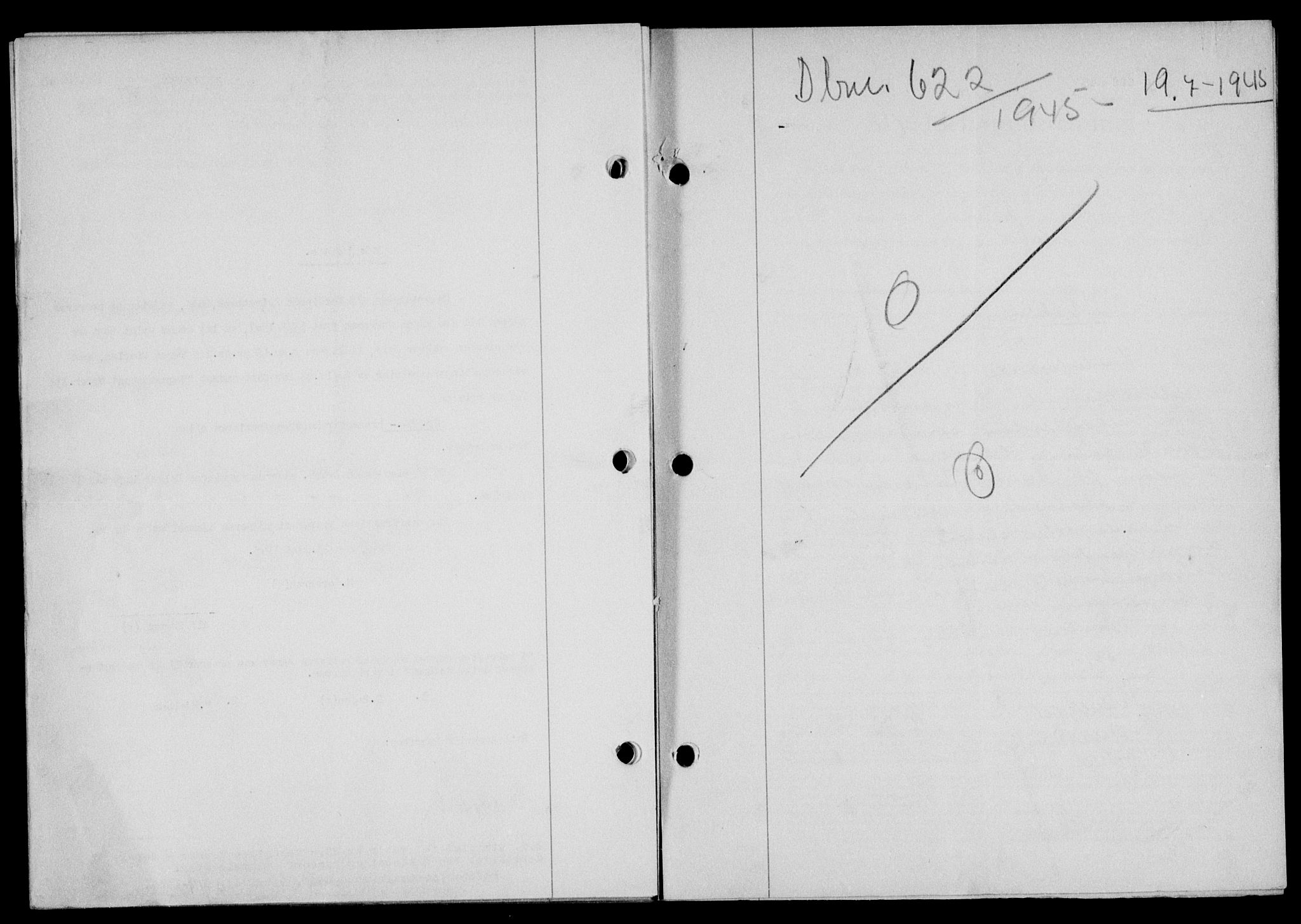 Lofoten sorenskriveri, SAT/A-0017/1/2/2C/L0013a: Mortgage book no. 13a, 1944-1946, Diary no: : 622/1945