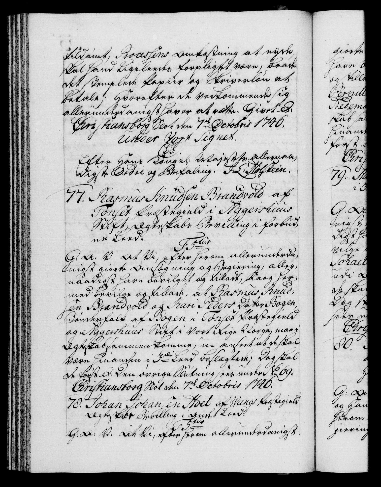 Danske Kanselli 1572-1799, AV/RA-EA-3023/F/Fc/Fca/Fcaa/L0035: Norske registre, 1746-1748, p. 55b