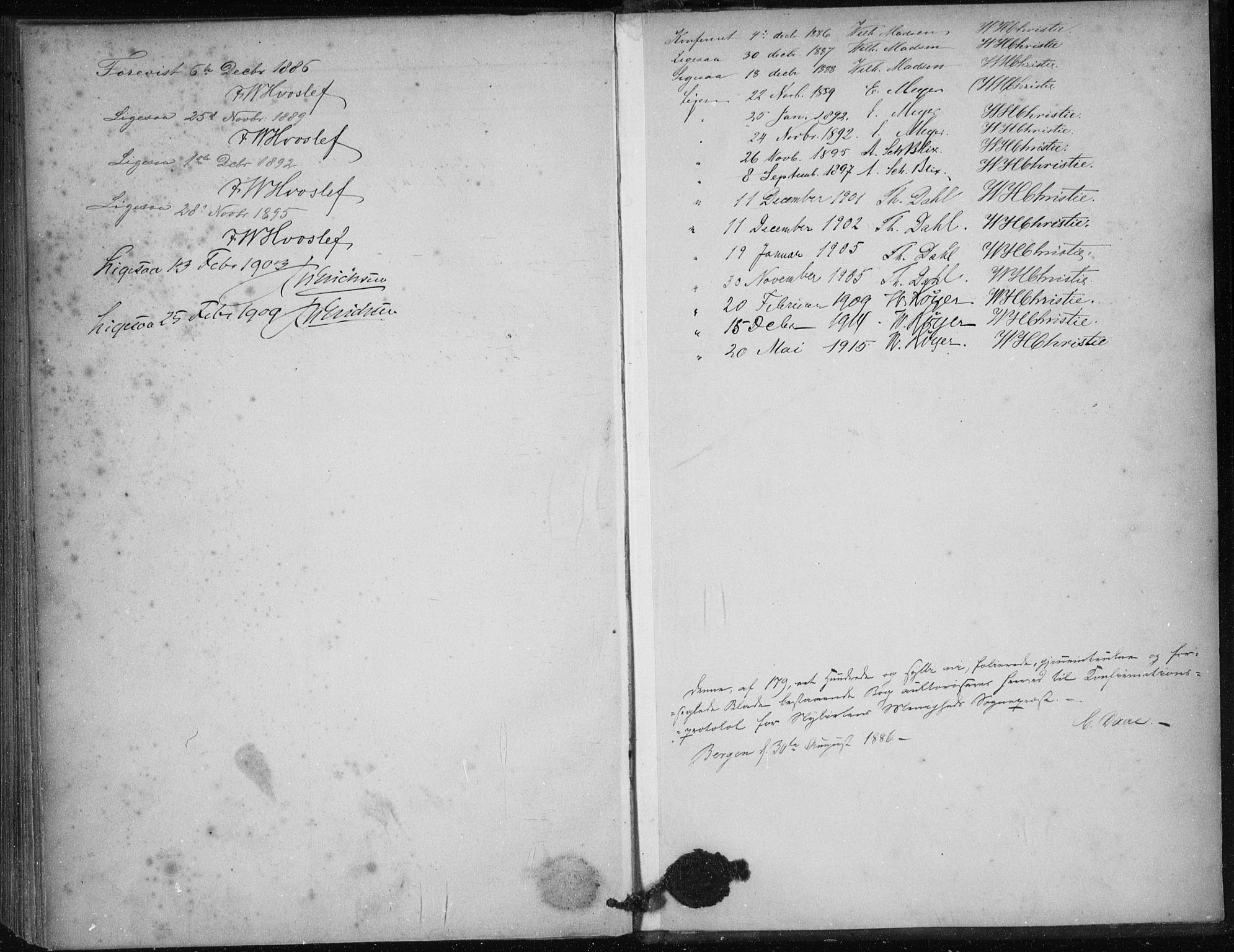 Nykirken Sokneprestembete, SAB/A-77101/H/Haa/L0027: Parish register (official) no. C 6, 1886-1913