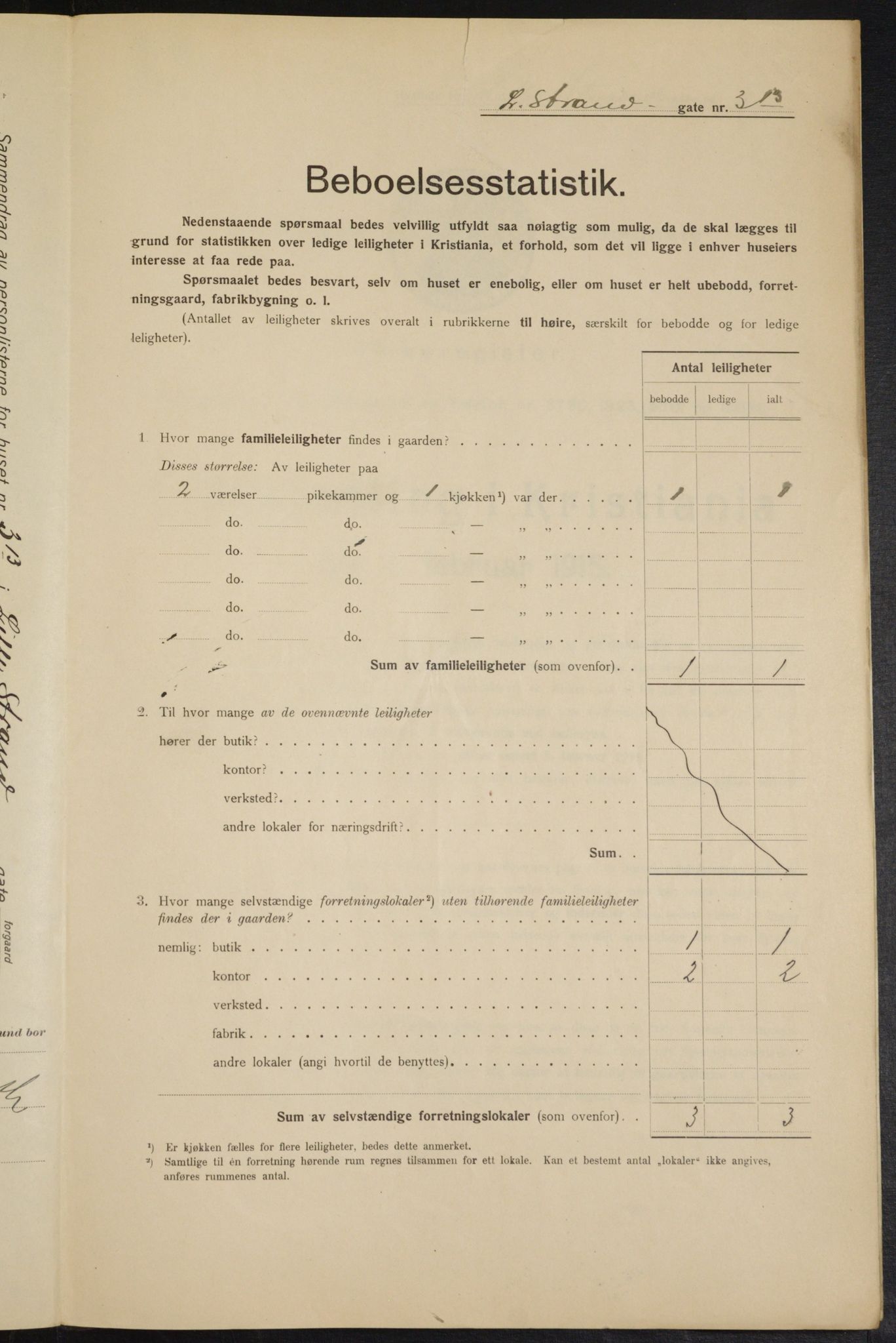 OBA, Municipal Census 1915 for Kristiania, 1915, p. 57084