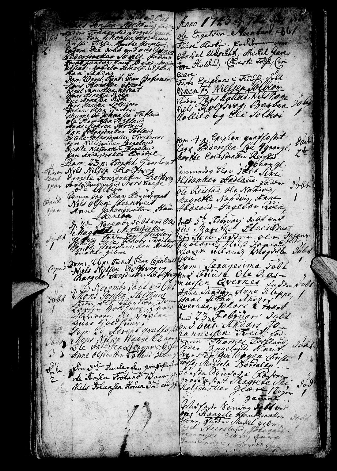 Os sokneprestembete, SAB/A-99929: Parish register (official) no. A 4, 1669-1760, p. 87