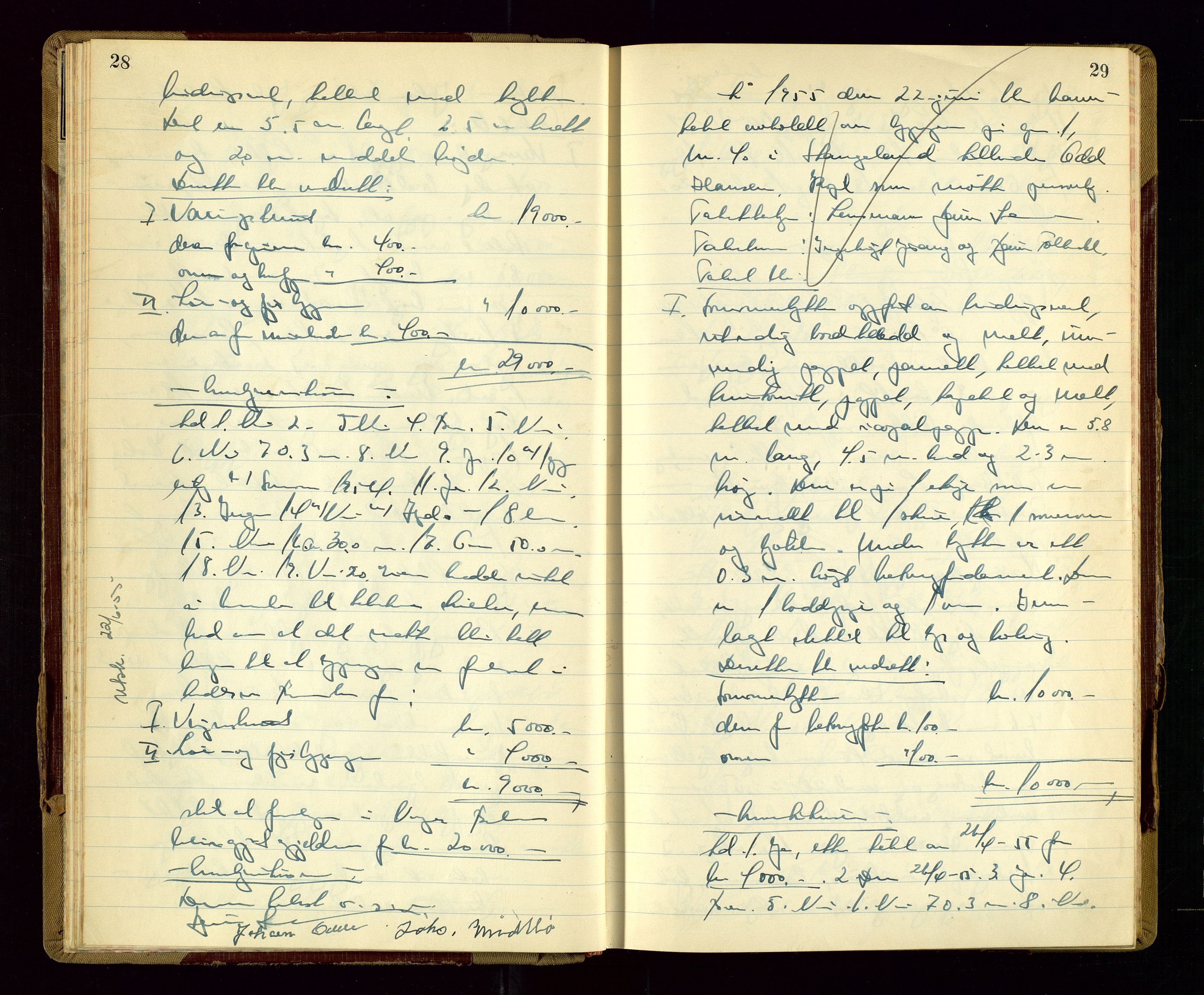 Avaldsnes lensmannskontor, AV/SAST-A-100286/Goa/L0009: "Branntakstprotokoll", 1955, p. 28-29