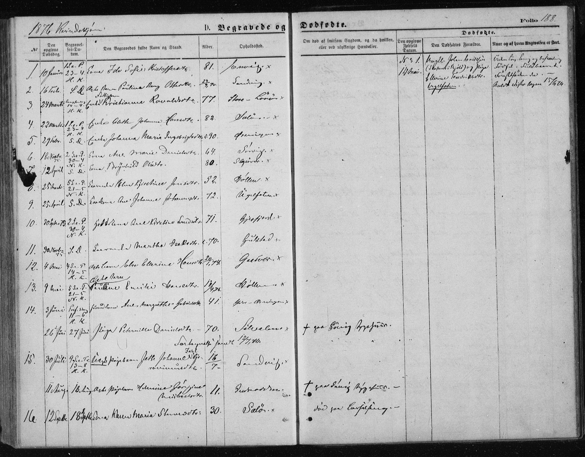 Ministerialprotokoller, klokkerbøker og fødselsregistre - Nordland, AV/SAT-A-1459/834/L0506: Parish register (official) no. 834A04, 1872-1878, p. 188