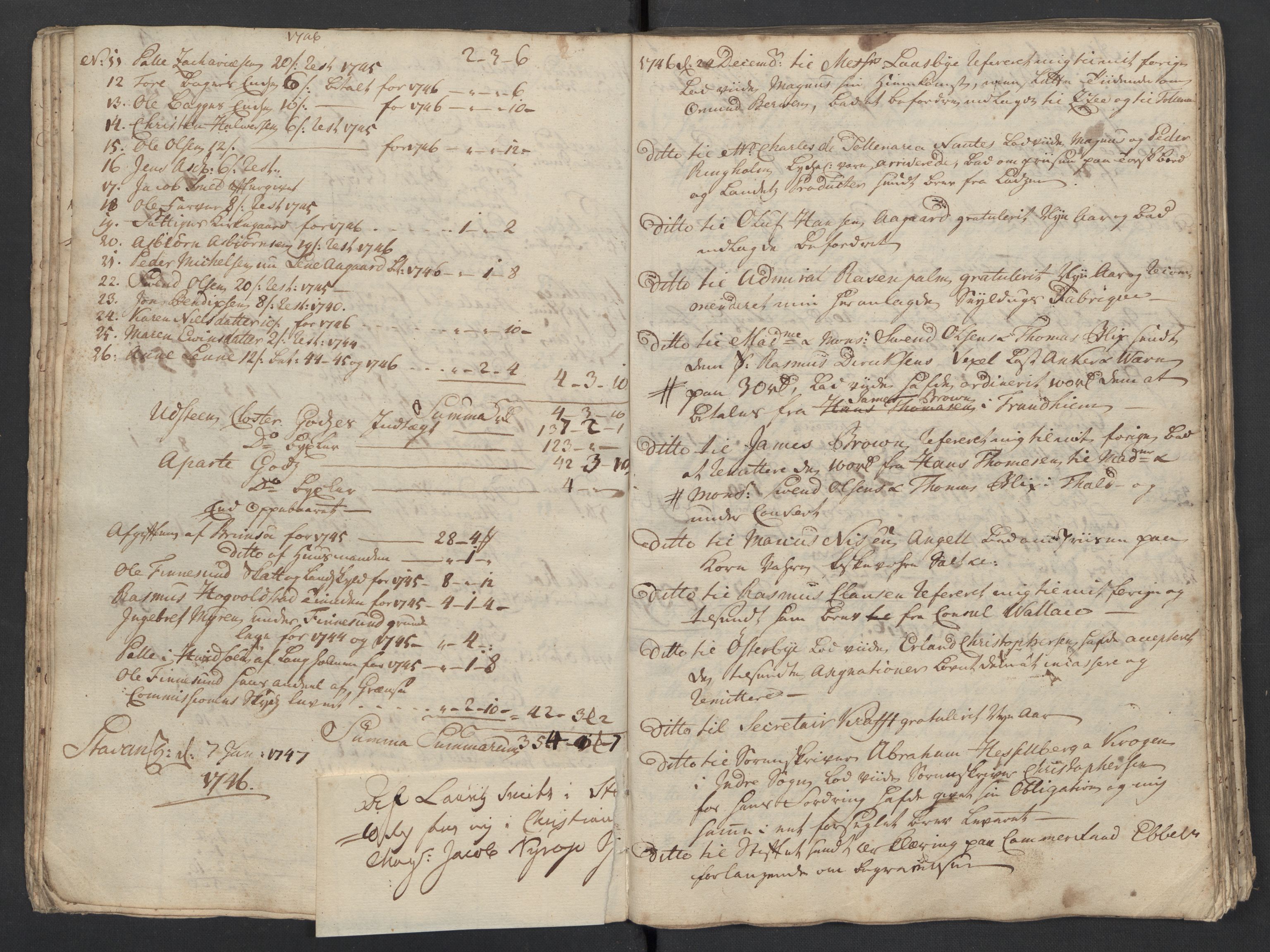 Pa 0119 - Smith, Lauritz Andersen og Lauritz Lauritzen, SAST/A-100231/O/L0001: Kopibøker m.m., 1746-1755, p. 32