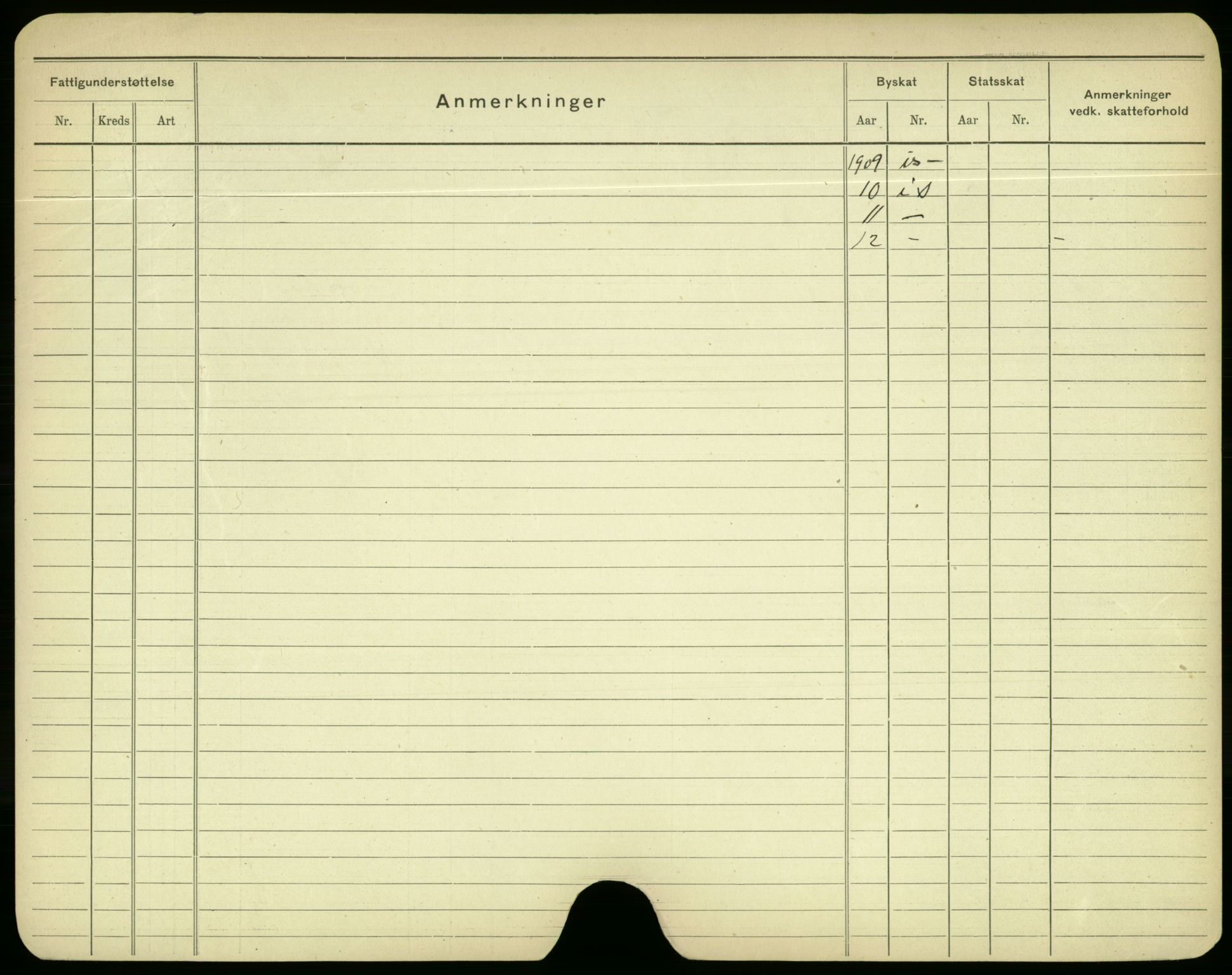 Oslo folkeregister, Registerkort, AV/SAO-A-11715/F/Fa/Fac/L0003: Menn, 1906-1914, p. 477b