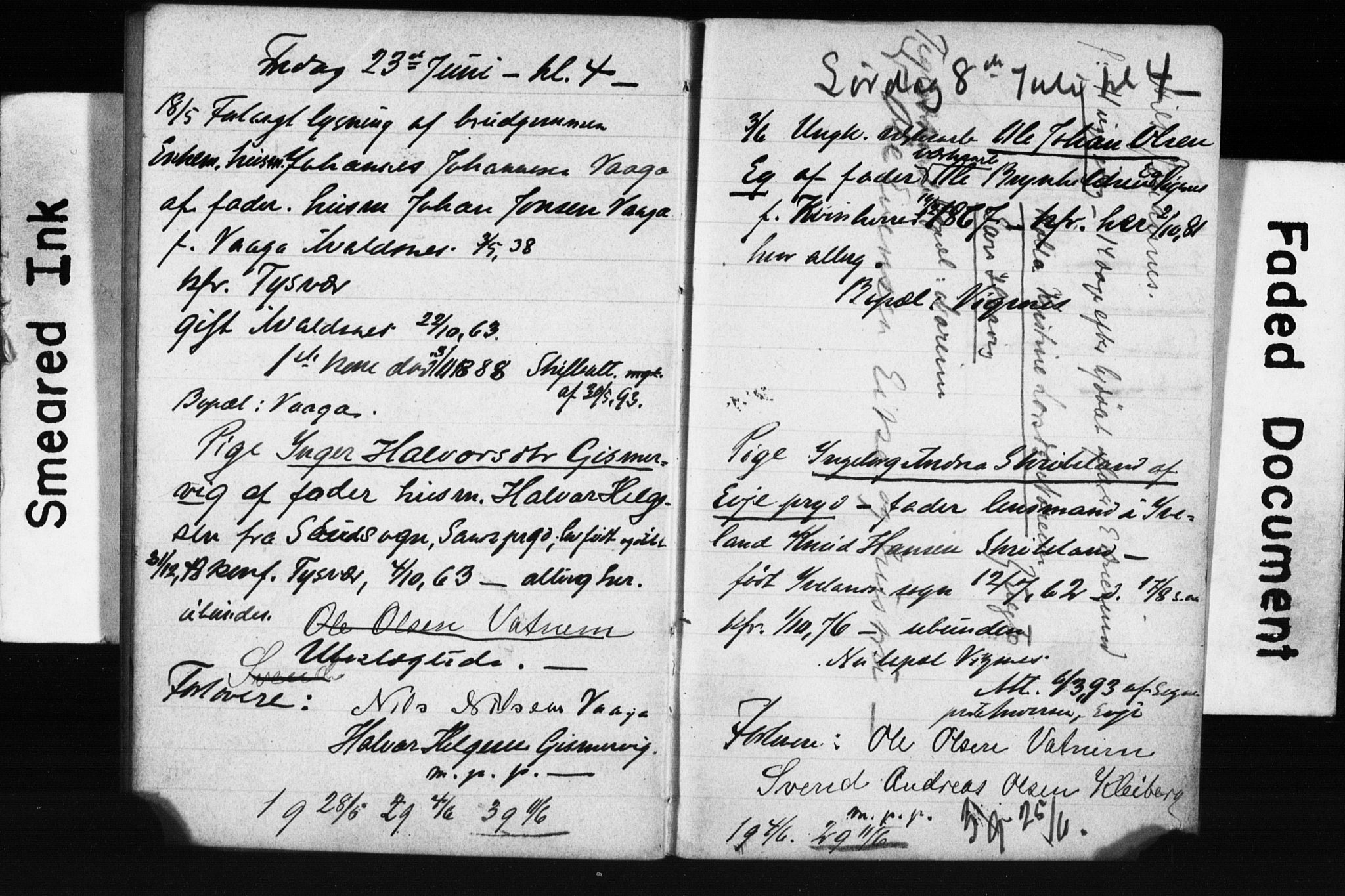 Avaldsnes sokneprestkontor, AV/SAST-A -101851/I/Ie/L0003: Banns register no. IX 3B, 1891-1893