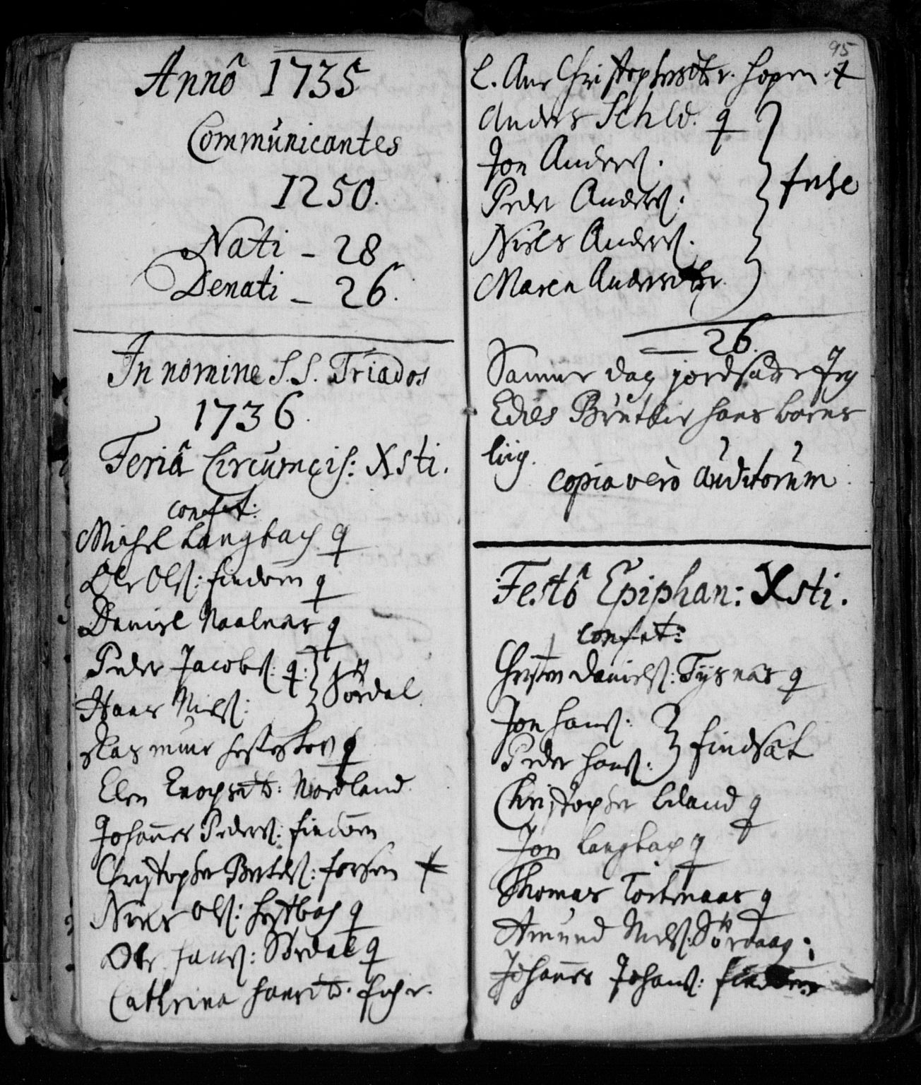 Ministerialprotokoller, klokkerbøker og fødselsregistre - Nordland, SAT/A-1459/859/L0840: Parish register (official) no. 859A00, 1708-1738, p. 95