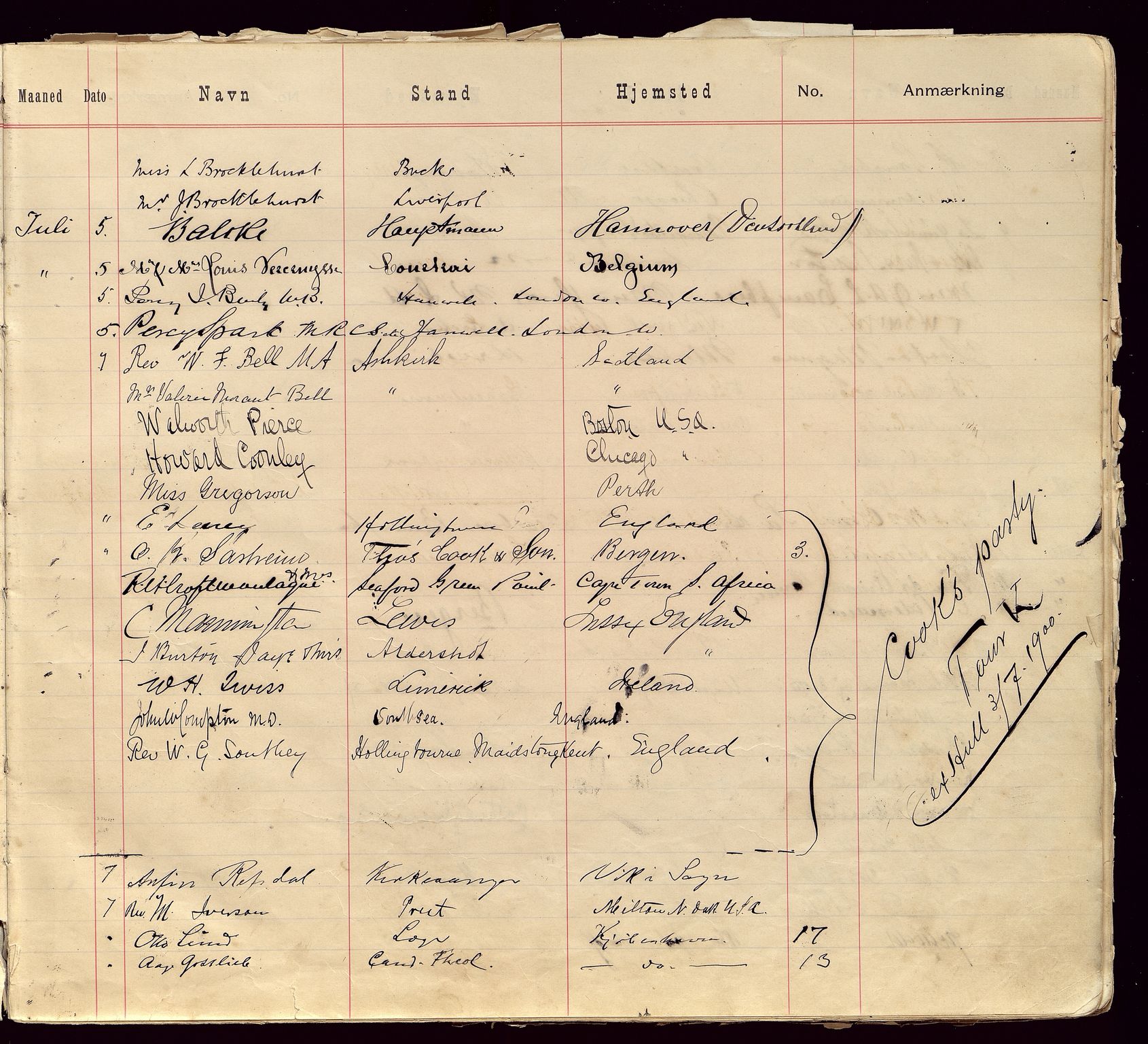 Hotel Mundal , VLFK/SFF-87001/Y/L0001/0002/0002: Stykke, 1900-1914