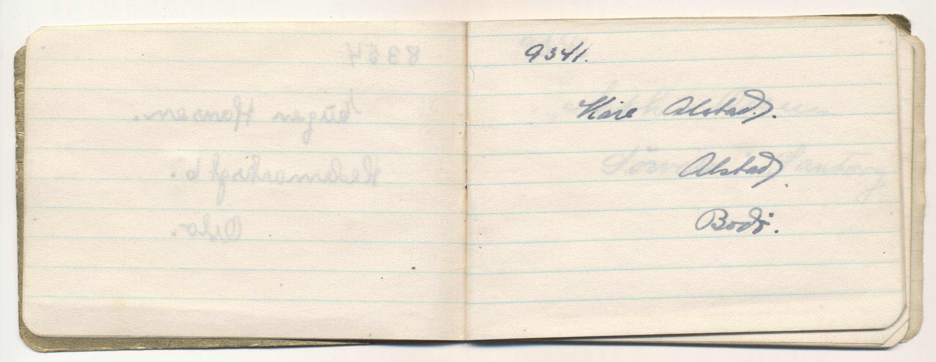 Falstadsenteret, dokumentsamling, FSM/A-001/F/L0494: Fredriksen, Ragna (f. 1922) og Gunnar (f. 1921), 1944-1945