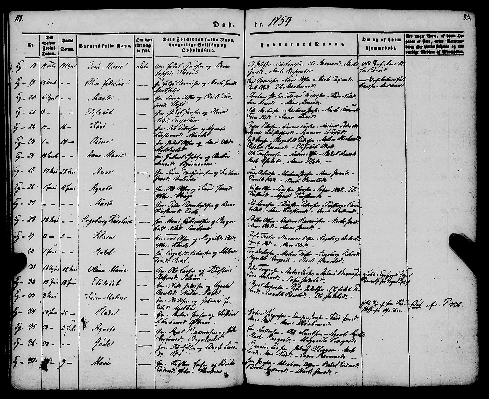 Gloppen sokneprestembete, SAB/A-80101/H/Haa/Haaa/L0008: Parish register (official) no. A 8, 1837-1855, p. 113