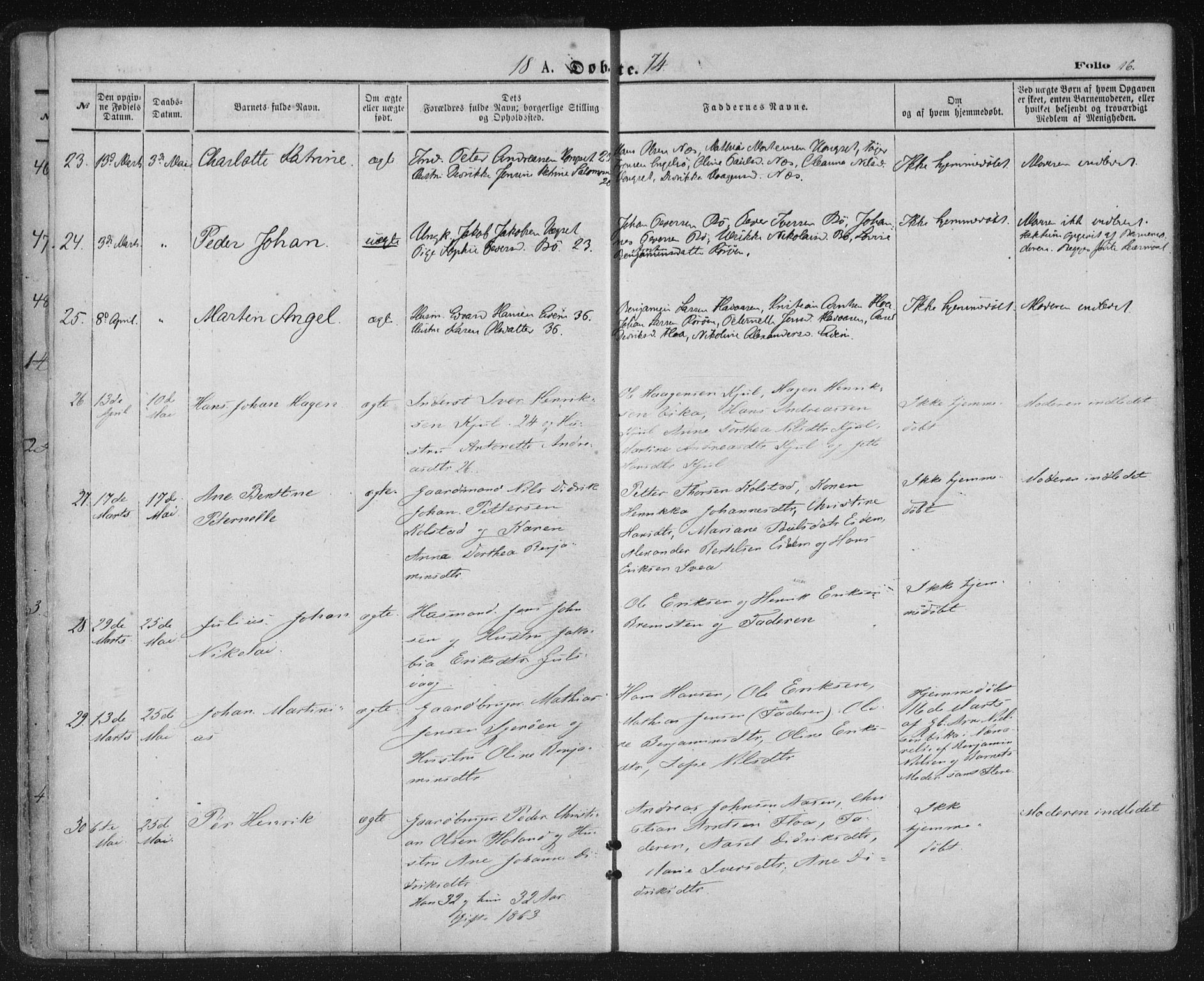 Ministerialprotokoller, klokkerbøker og fødselsregistre - Nordland, AV/SAT-A-1459/816/L0241: Parish register (official) no. 816A07, 1870-1885, p. 16