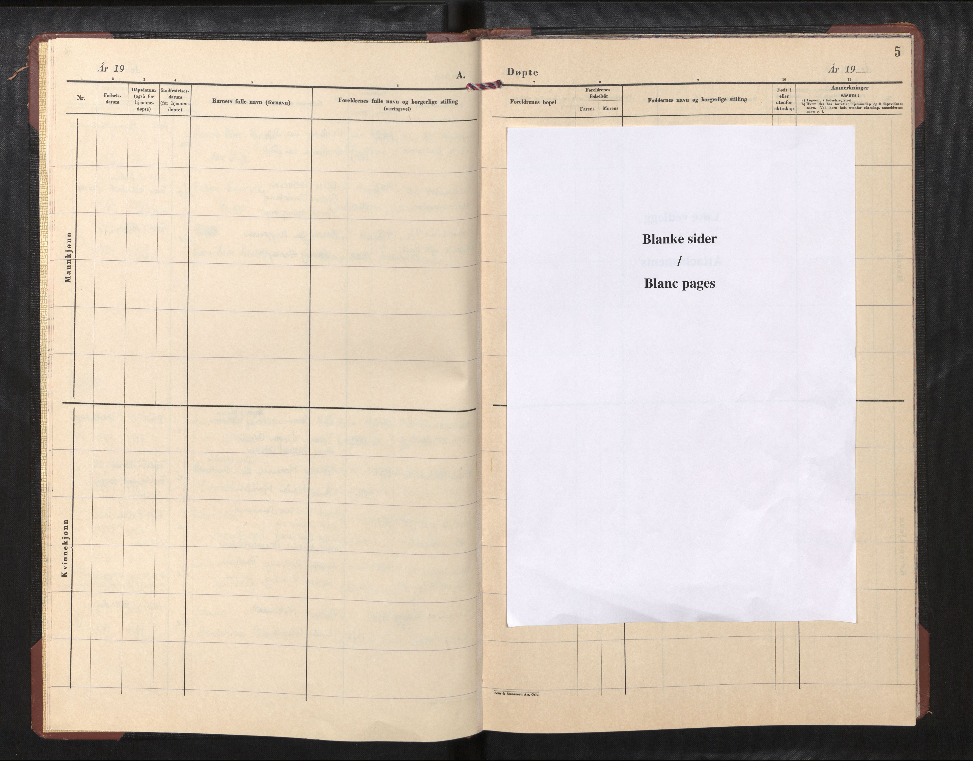 Den norske sjømannsmisjon i utlandet/Hollandske havner (Amsterdam-Rotterdam-Europort), AV/SAB-SAB/PA-0106/H/Ha/Haa/L0008: Parish register (official) no. A 8, 1983-1984, p. 4b-5a