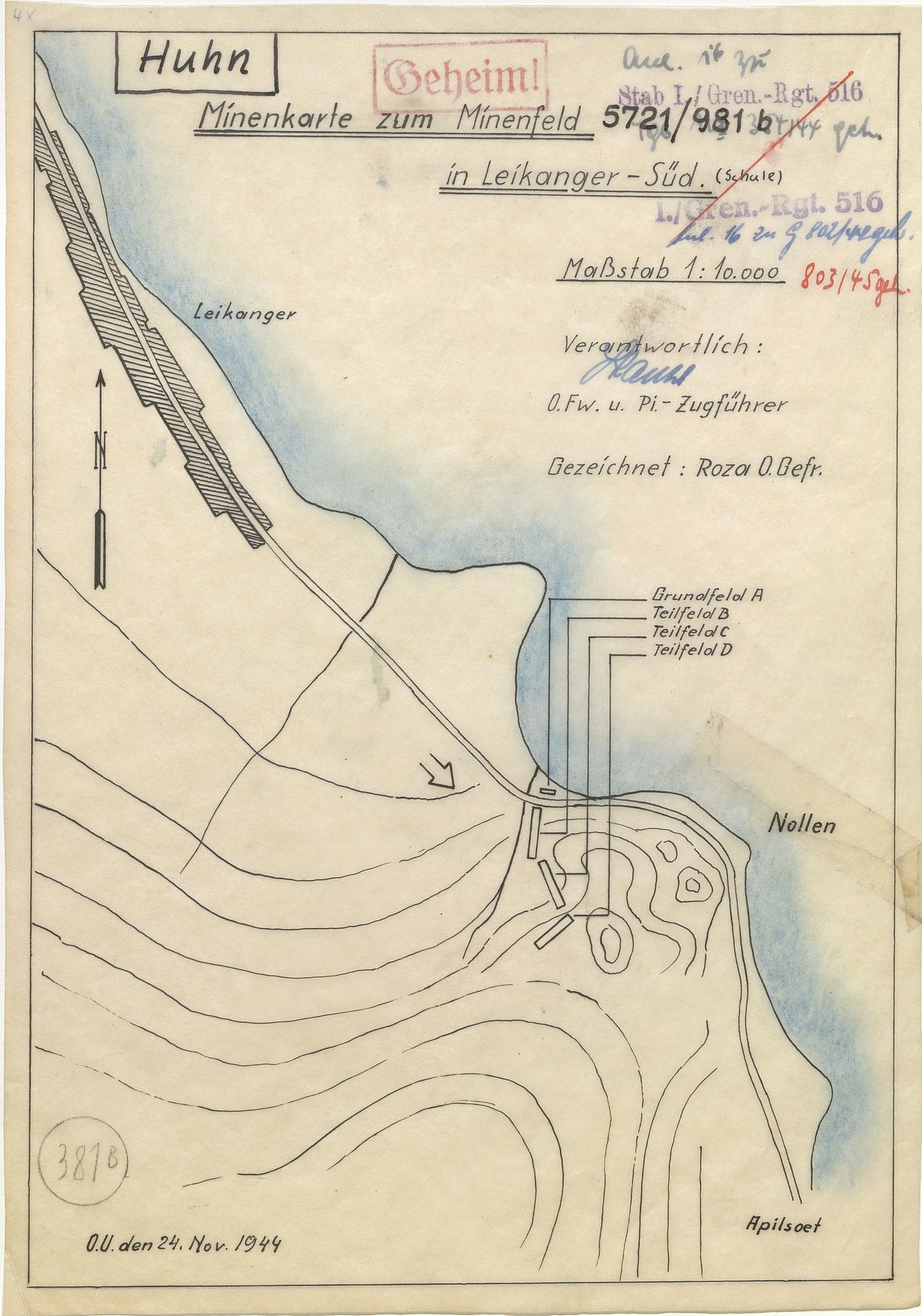 Distriktskommando Vestlandet - DKV, AV/SAB-A-100376/018/T/Ta/Tab/Tabb/L0022: Lnr: 371-387, Feltnr. 5623-1h - 5722/3/1g, Stryn - Straumshavn, 1942-1945, p. 12