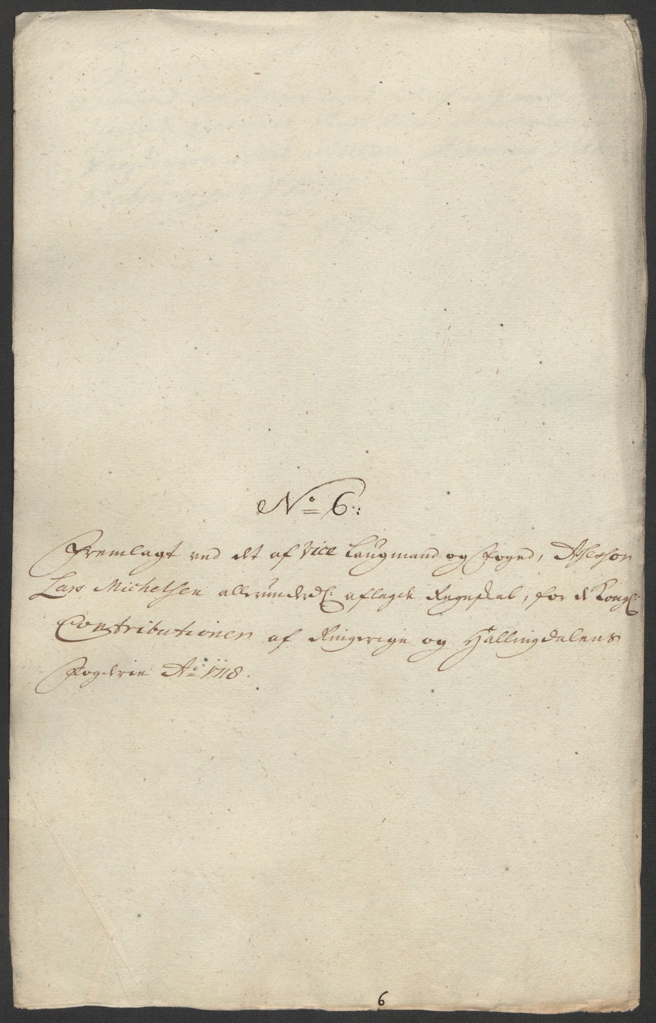 Rentekammeret inntil 1814, Reviderte regnskaper, Fogderegnskap, RA/EA-4092/R23/L1476: Fogderegnskap Ringerike og Hallingdal, 1718, p. 73