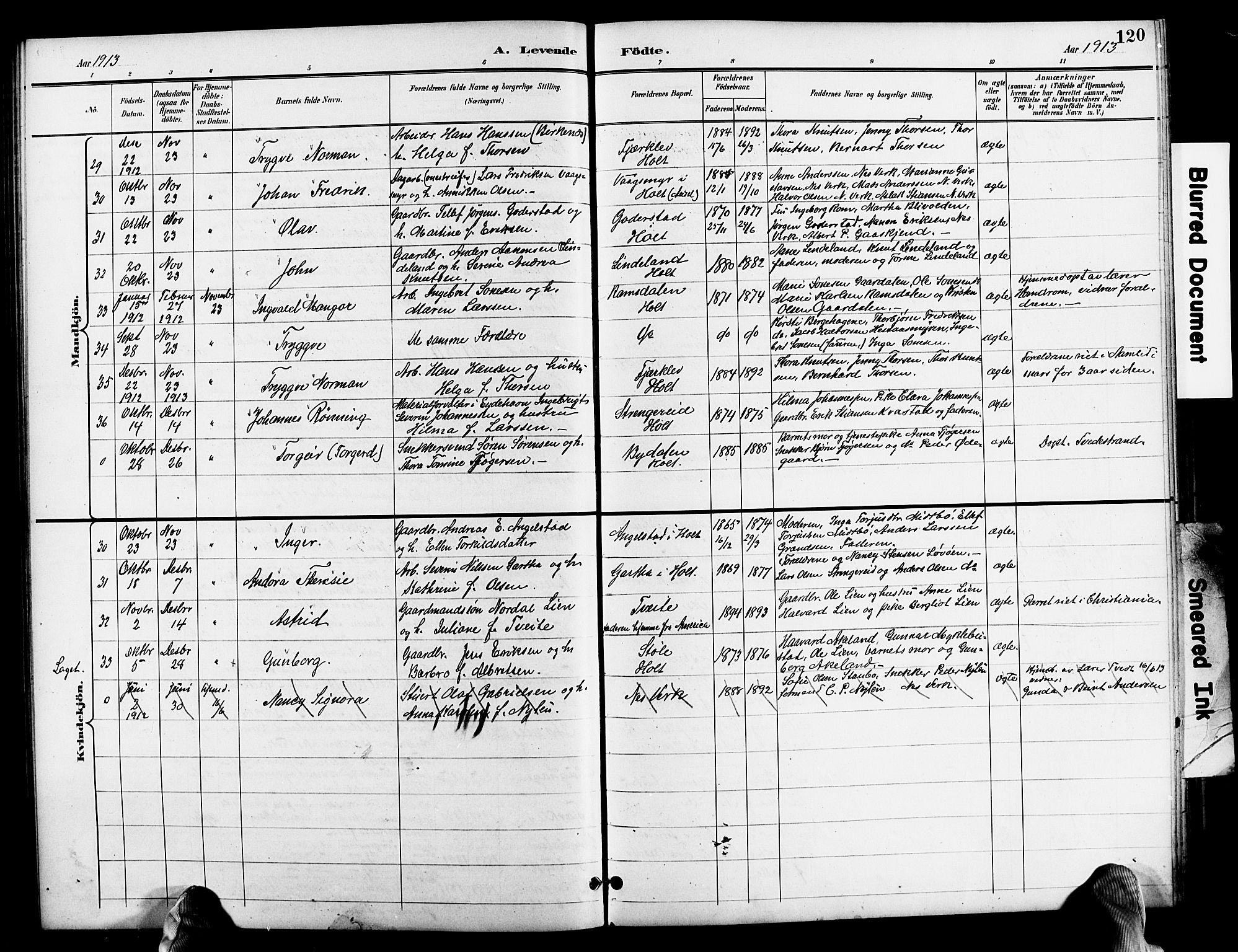 Holt sokneprestkontor, AV/SAK-1111-0021/F/Fb/L0011: Parish register (copy) no. B 11, 1897-1921, p. 120