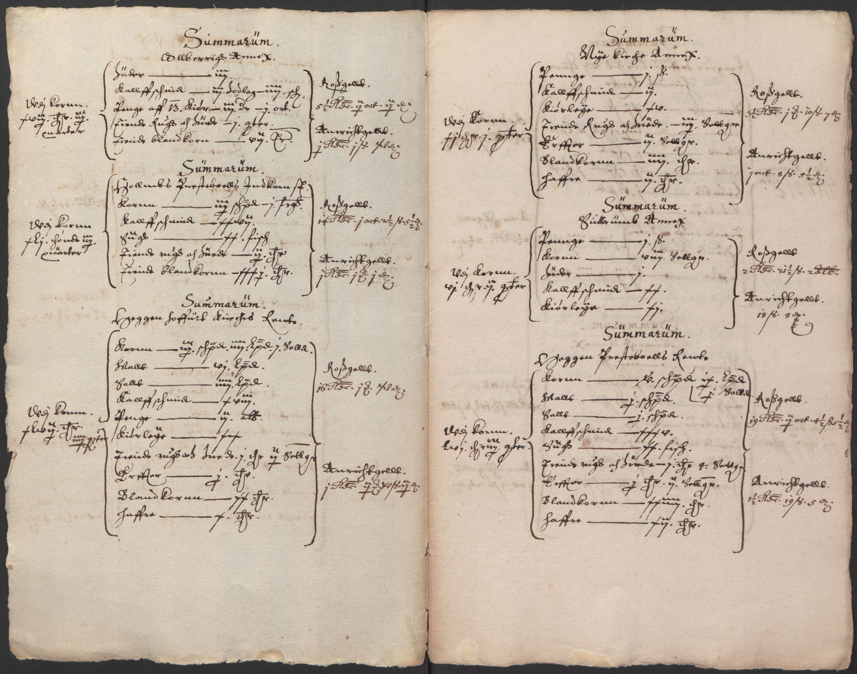 Stattholderembetet 1572-1771, AV/RA-EA-2870/Ek/L0014/0001: Jordebøker til utlikning av rosstjeneste 1624-1626: / Kirke- og prestebolsinntekter i Oslo og Hamar bispedømme, 1625-1626, p. 155