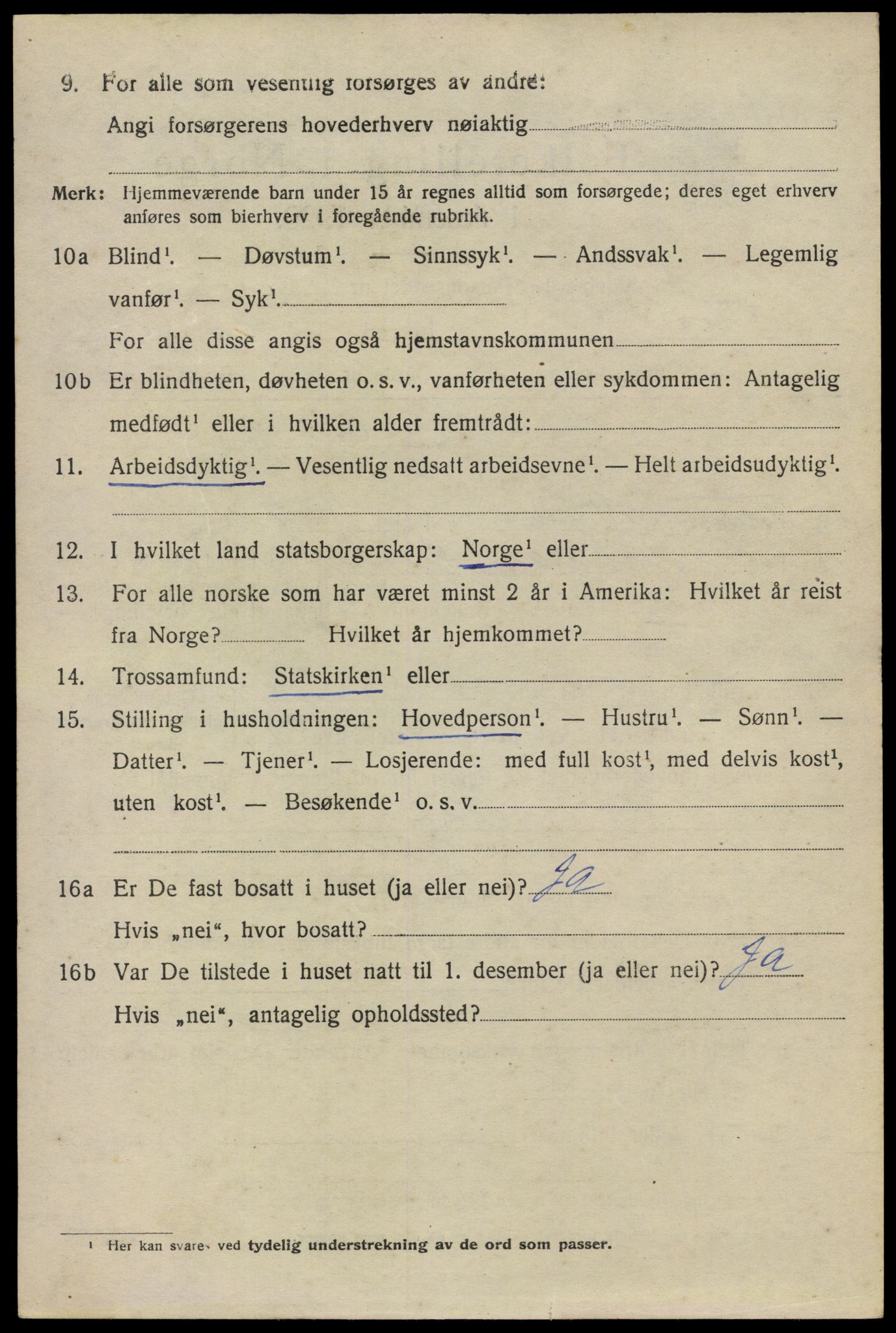 SAO, 1920 census for Frogn, 1920, p. 5550