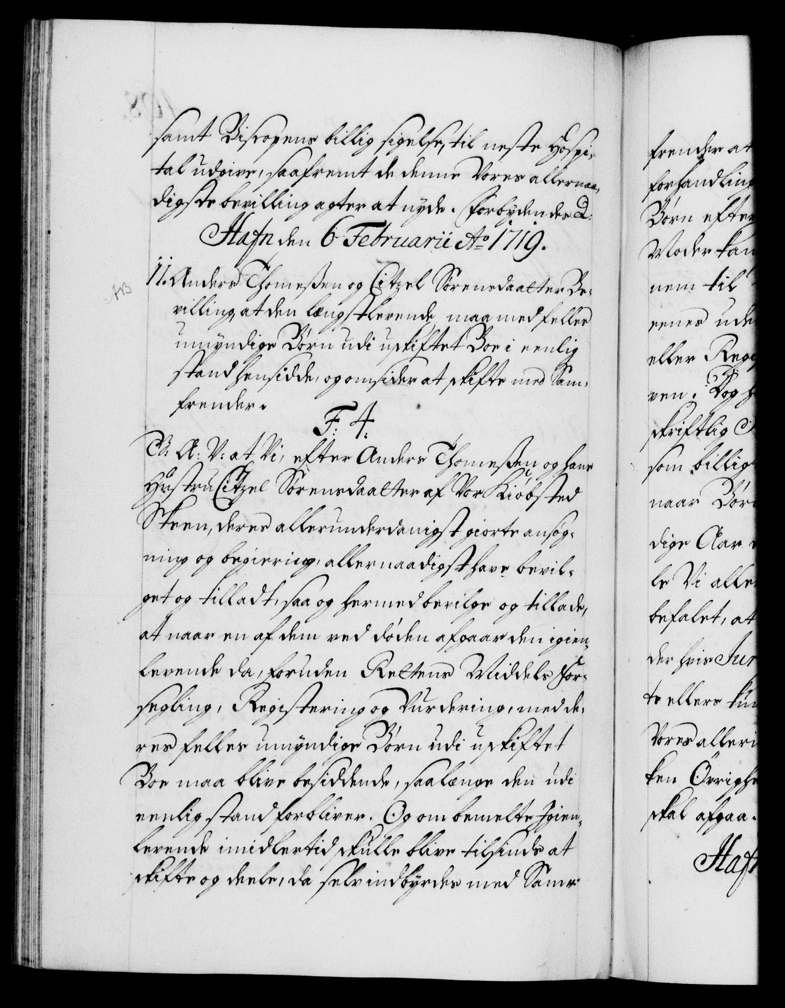 Danske Kanselli 1572-1799, AV/RA-EA-3023/F/Fc/Fca/Fcaa/L0022: Norske registre, 1716-1719, p. 468b