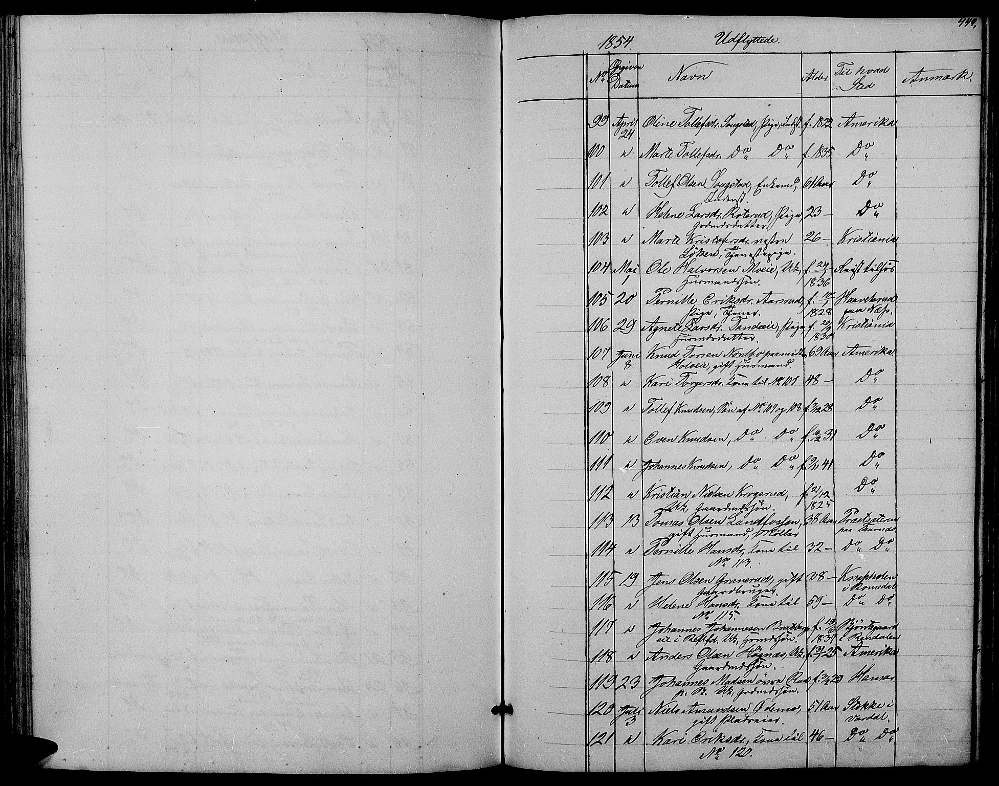 Ringsaker prestekontor, AV/SAH-PREST-014/L/La/L0006: Parish register (copy) no. 6, 1851-1860, p. 449