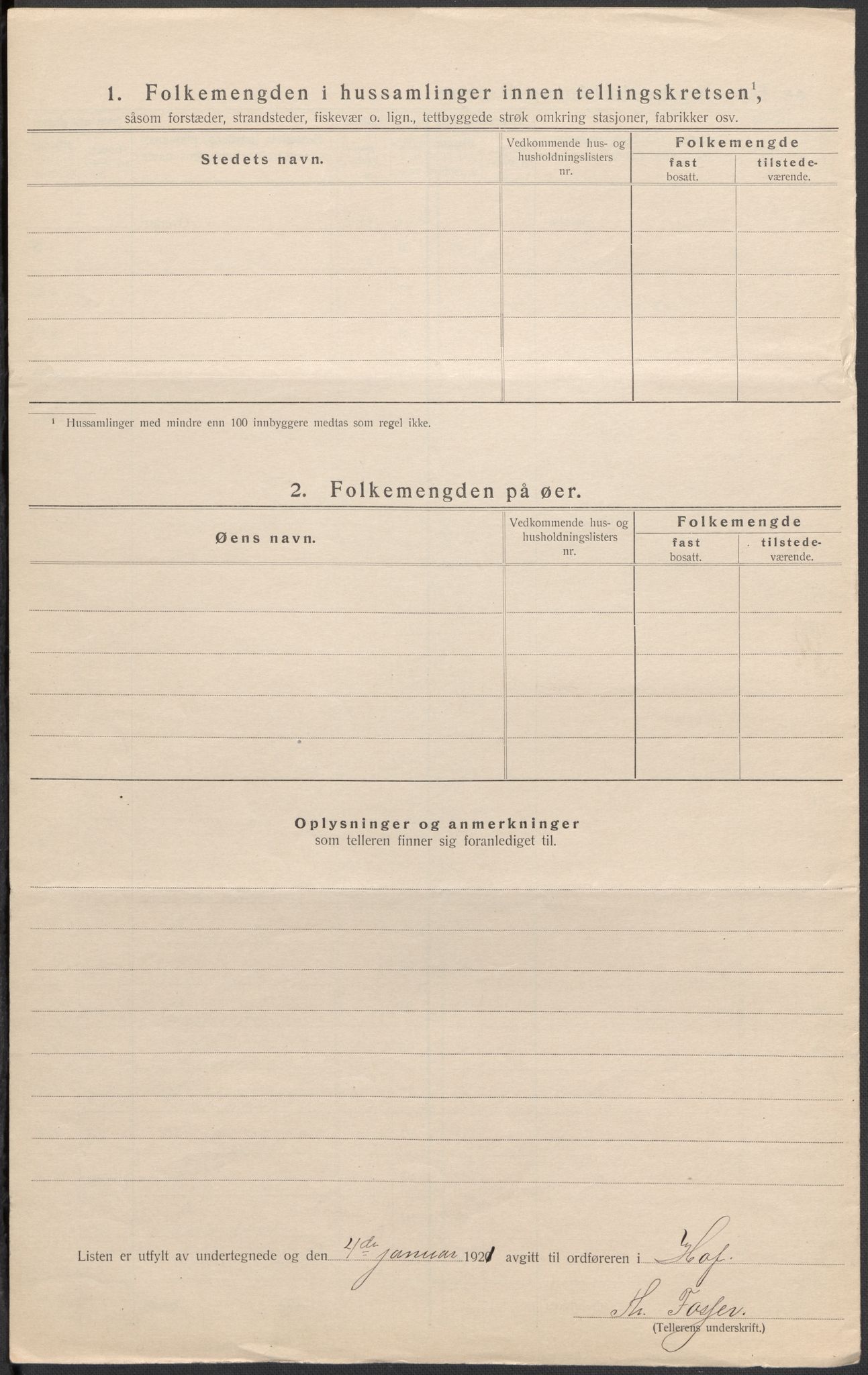 SAKO, 1920 census for Hof, 1920, p. 14