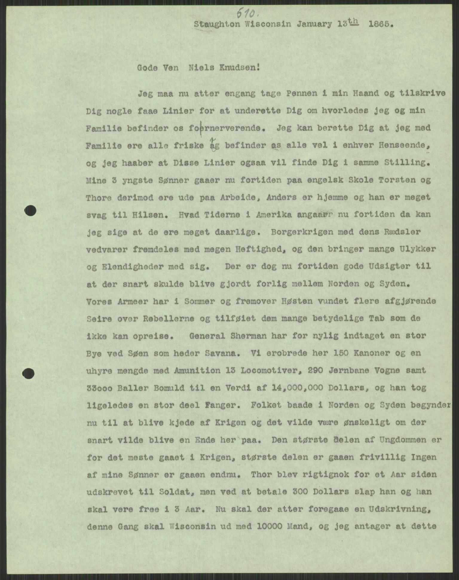 Samlinger til kildeutgivelse, Amerikabrevene, AV/RA-EA-4057/F/L0037: Arne Odd Johnsens amerikabrevsamling I, 1855-1900, p. 1145