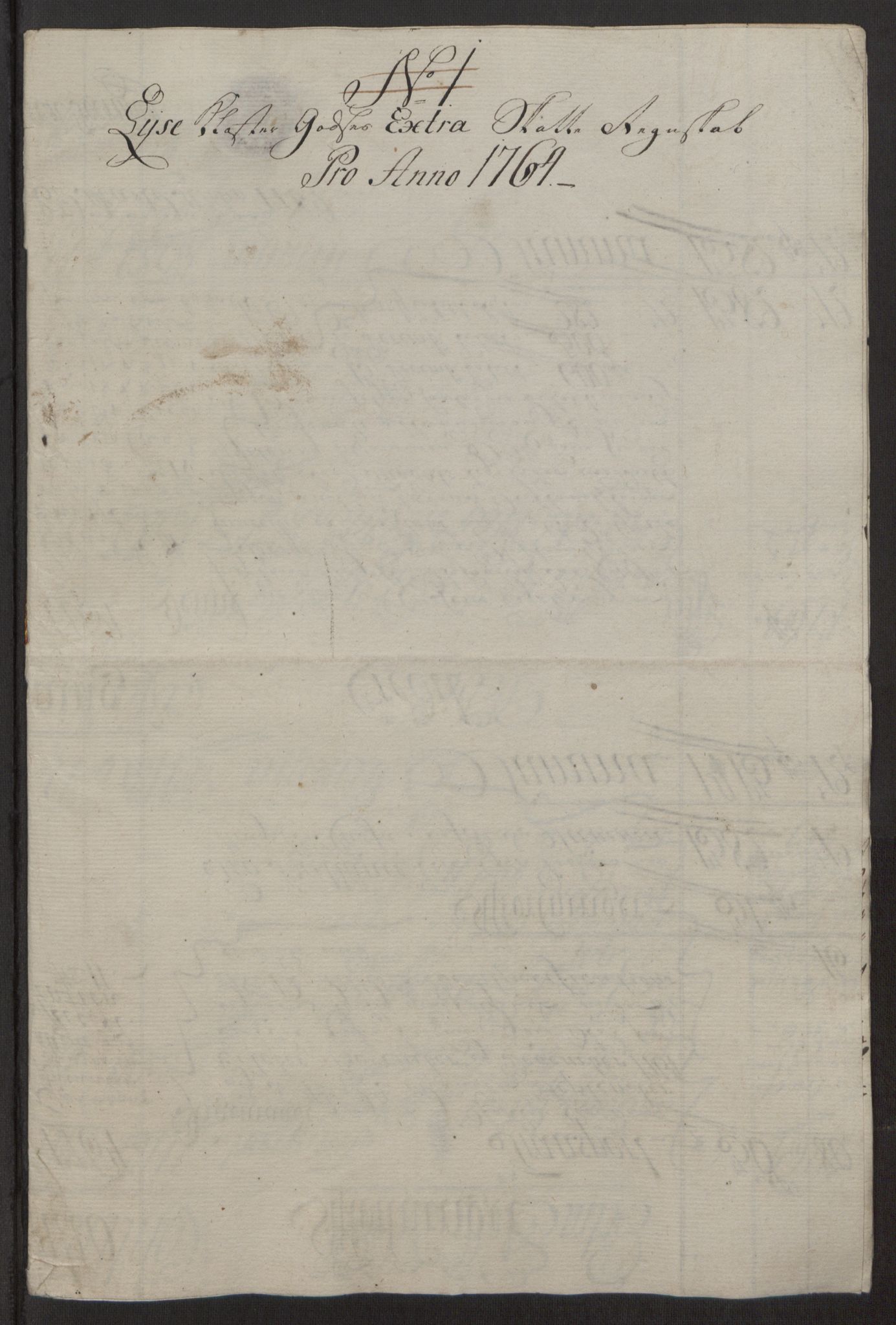 Rentekammeret inntil 1814, Reviderte regnskaper, Fogderegnskap, AV/RA-EA-4092/R50/L3180: Ekstraskatten Lyse kloster, 1762-1783, p. 85