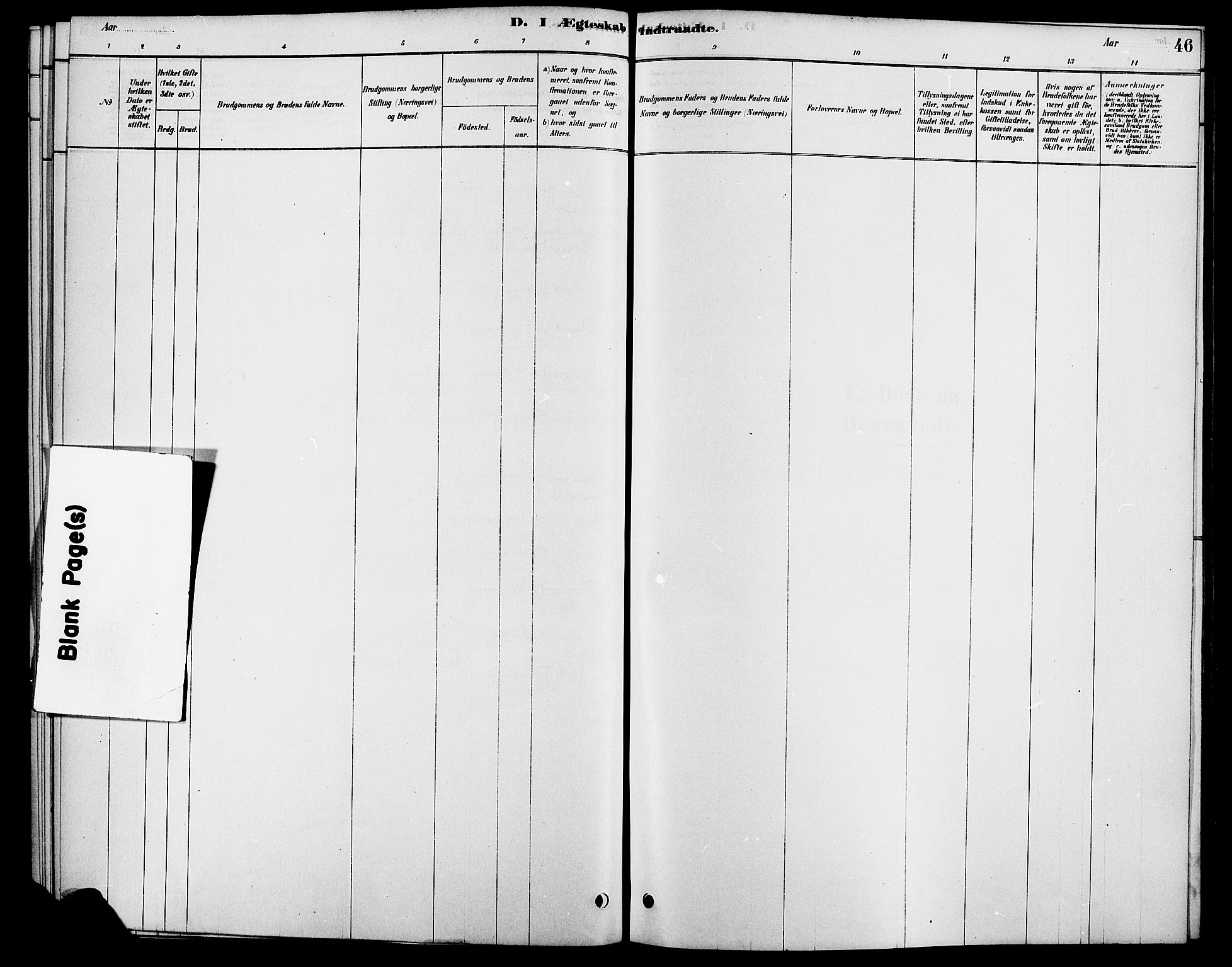Rendalen prestekontor, SAH/PREST-054/H/Ha/Haa/L0007: Parish register (official) no. 7, 1878-1898, p. 46