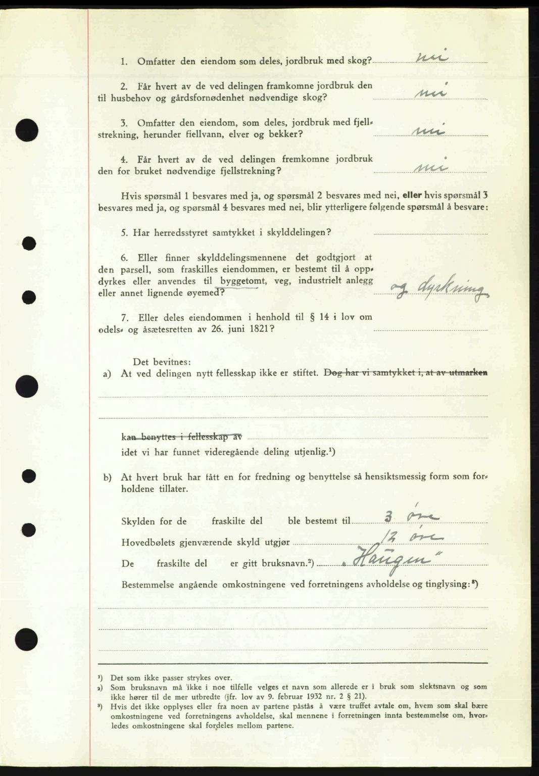 Nordre Sunnmøre sorenskriveri, AV/SAT-A-0006/1/2/2C/2Ca: Mortgage book no. A24, 1947-1947, Diary no: : 876/1947