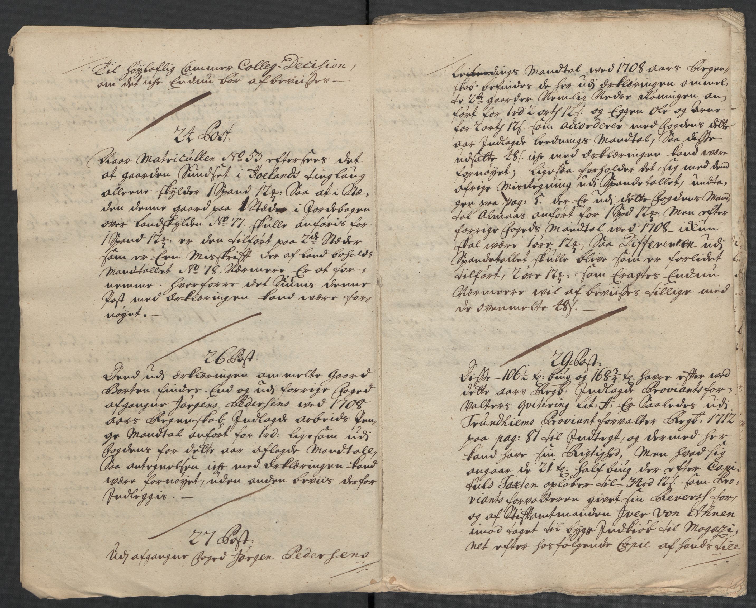 Rentekammeret inntil 1814, Reviderte regnskaper, Fogderegnskap, AV/RA-EA-4092/R60/L3962: Fogderegnskap Orkdal og Gauldal, 1711, p. 367