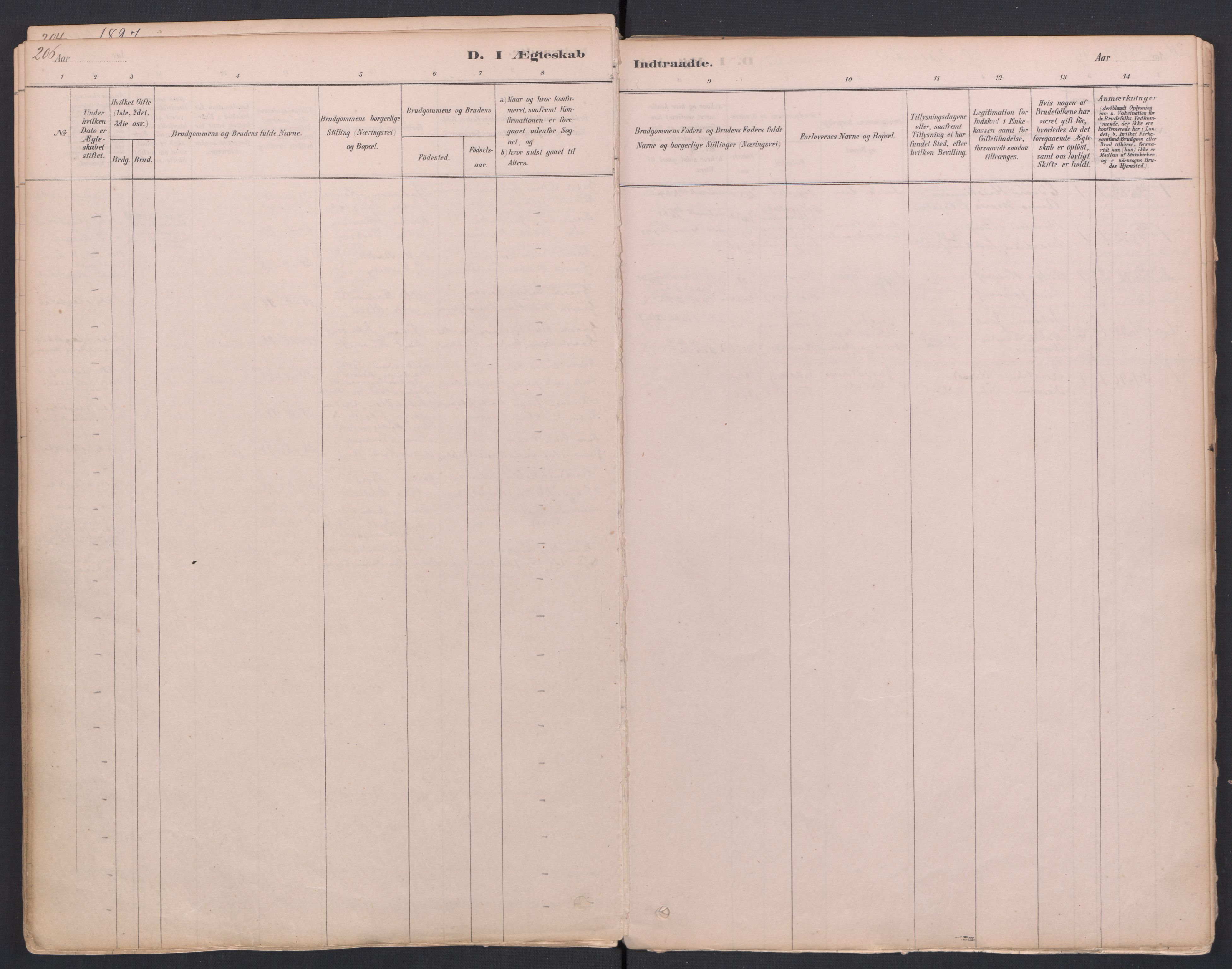 Trøgstad prestekontor Kirkebøker, SAO/A-10925/F/Fa/L0010: Parish register (official) no. I 10, 1878-1898, p. 206