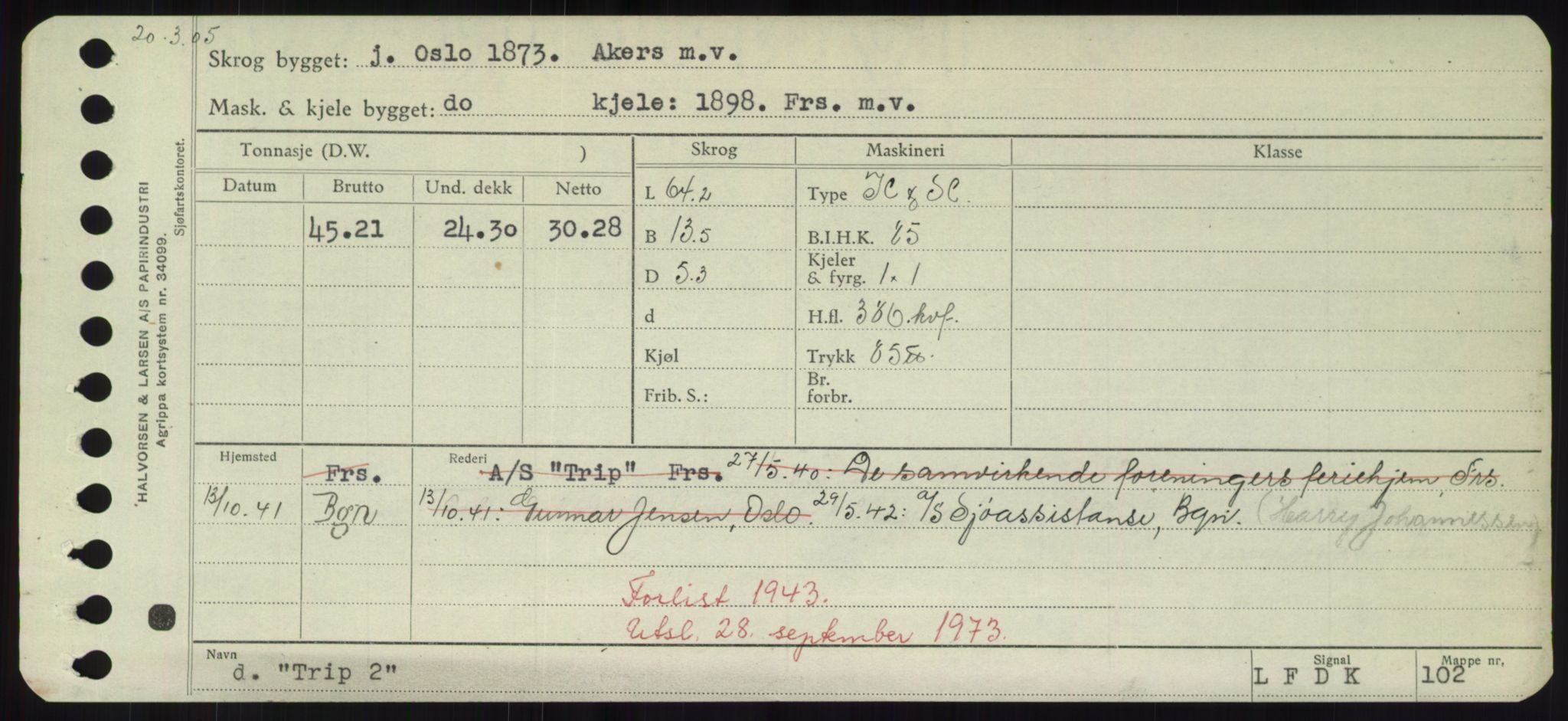 Sjøfartsdirektoratet med forløpere, Skipsmålingen, AV/RA-S-1627/H/Hd/L0039: Fartøy, Ti-Tø, p. 579