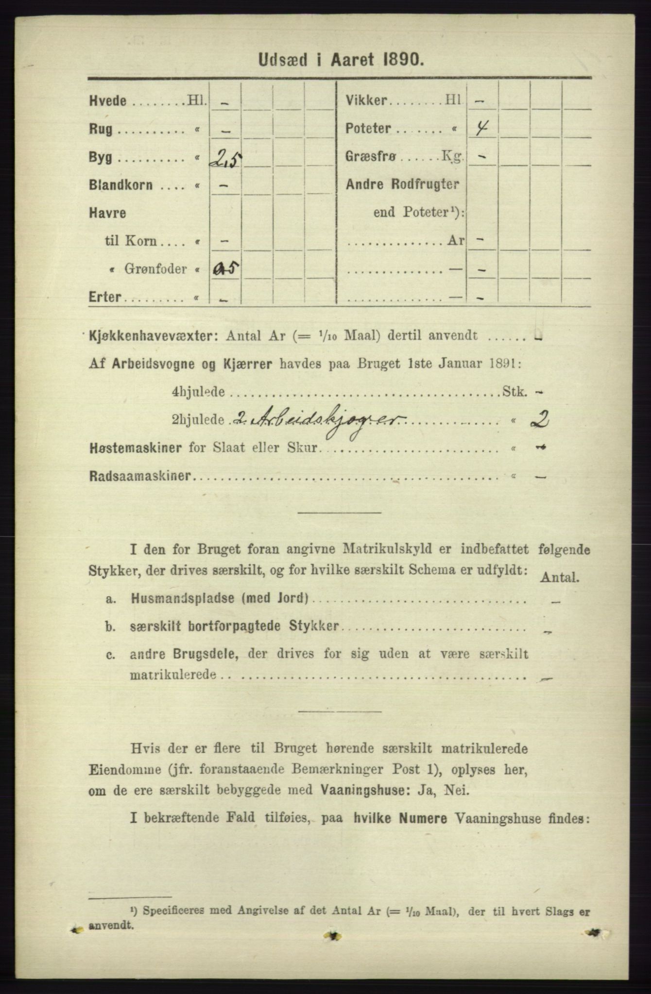 RA, 1891 census for 1230 Ullensvang, 1891, p. 8515