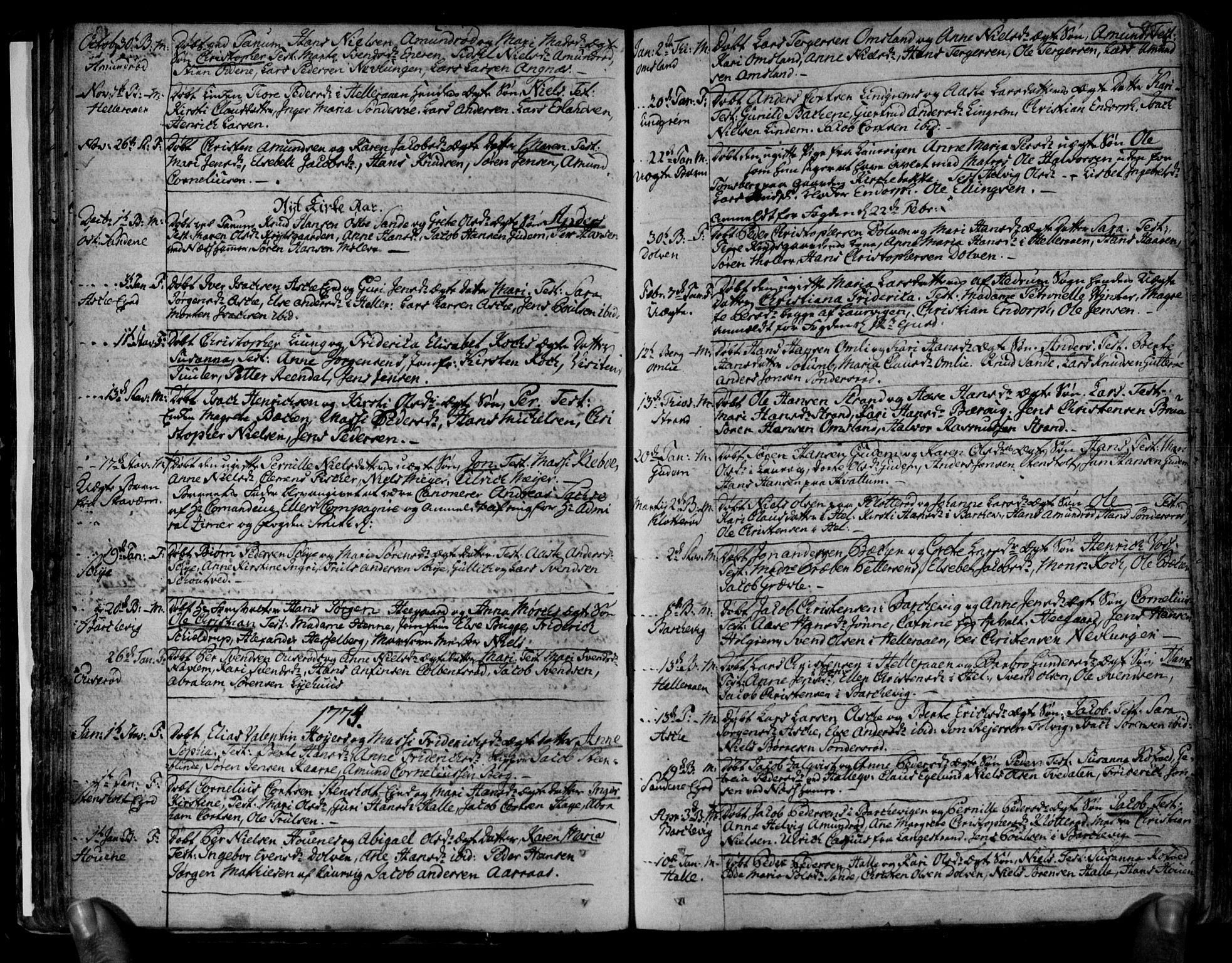 Brunlanes kirkebøker, AV/SAKO-A-342/F/Fa/L0001: Parish register (official) no. I 1, 1766-1801, p. 91-92