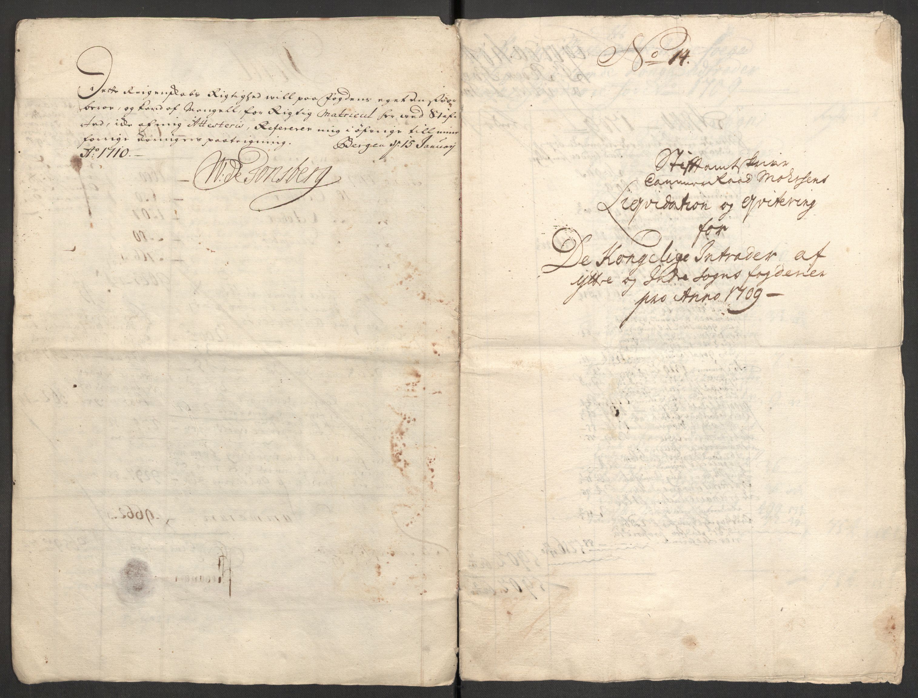 Rentekammeret inntil 1814, Reviderte regnskaper, Fogderegnskap, AV/RA-EA-4092/R52/L3316: Fogderegnskap Sogn, 1709-1710, p. 12