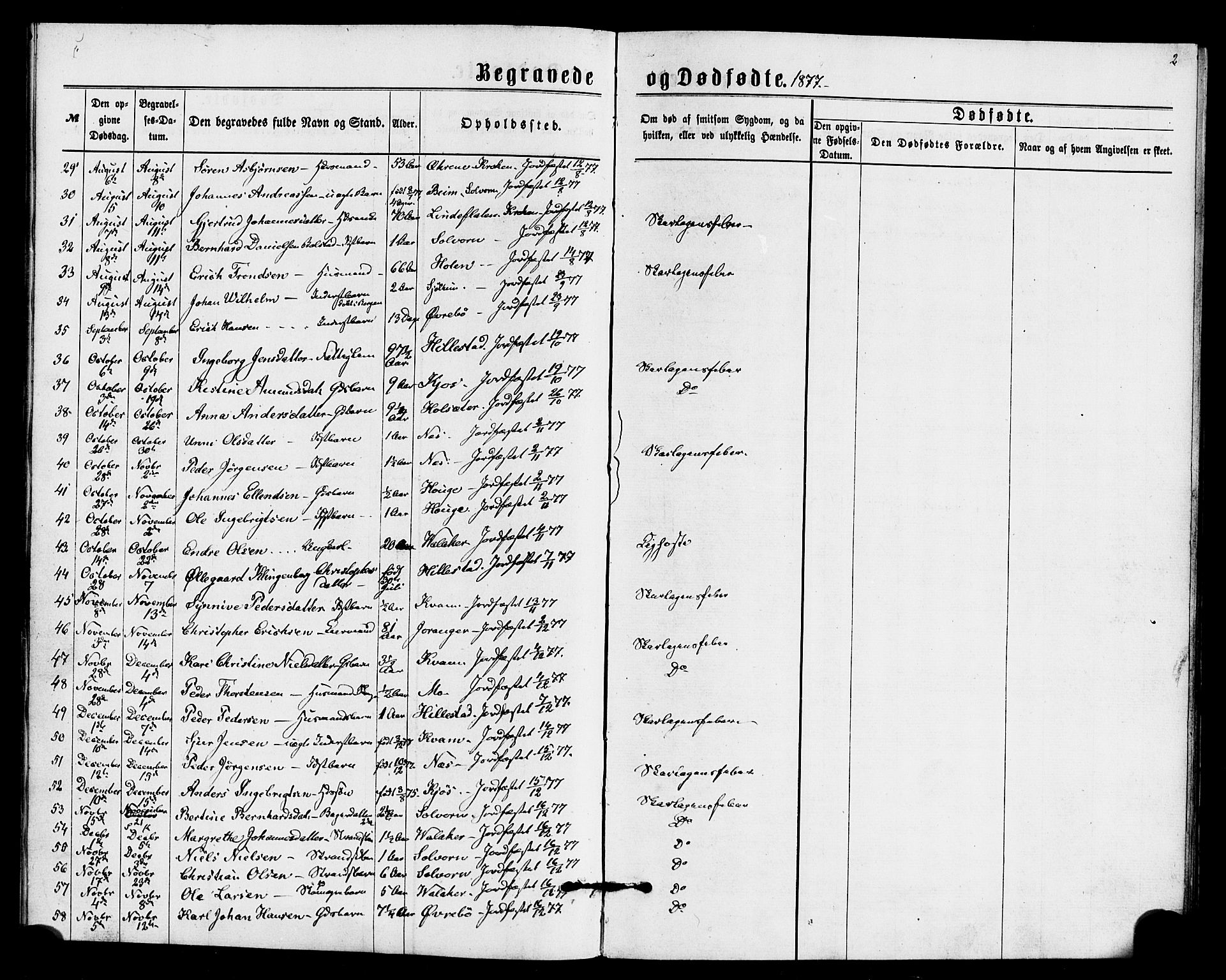 Hafslo sokneprestembete, SAB/A-80301/H/Haa/Haaa/L0014: Parish register (official) no. A 14, 1877-1886, p. 2