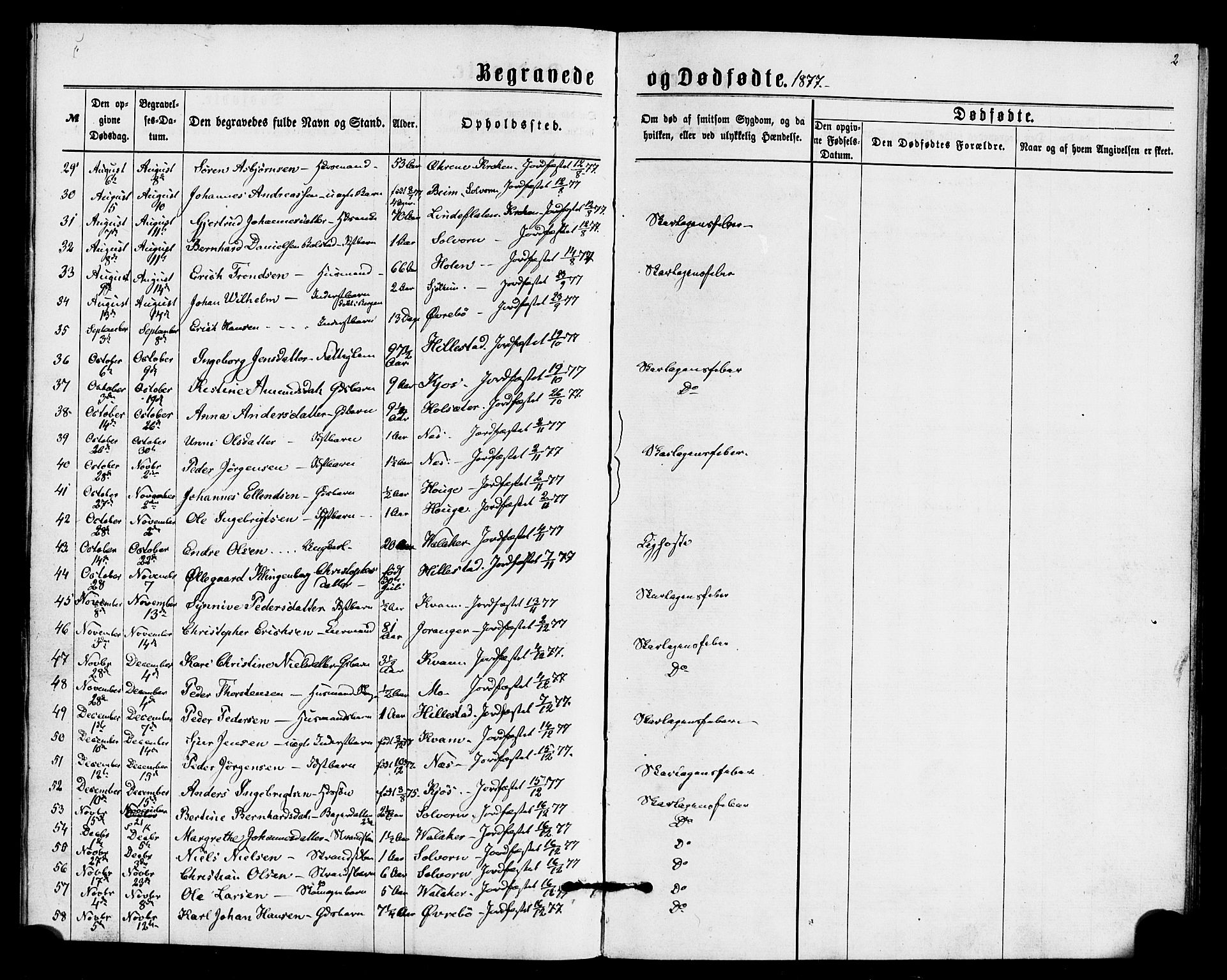 Hafslo sokneprestembete, AV/SAB-A-80301/H/Haa/Haaa/L0014: Parish register (official) no. A 14, 1877-1886, p. 2