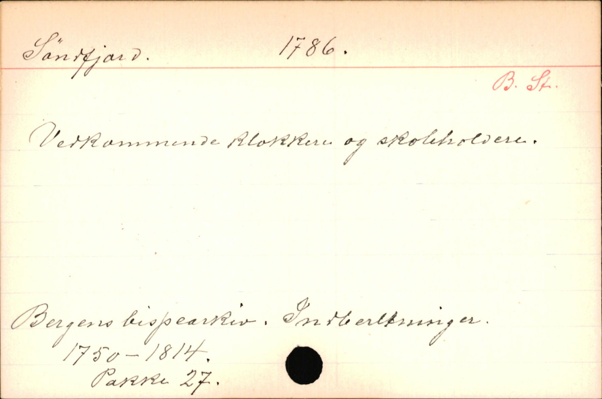 Haugen, Johannes - lærer, AV/SAB-SAB/PA-0036/01/L0001: Om klokkere og lærere, 1521-1904, p. 6184