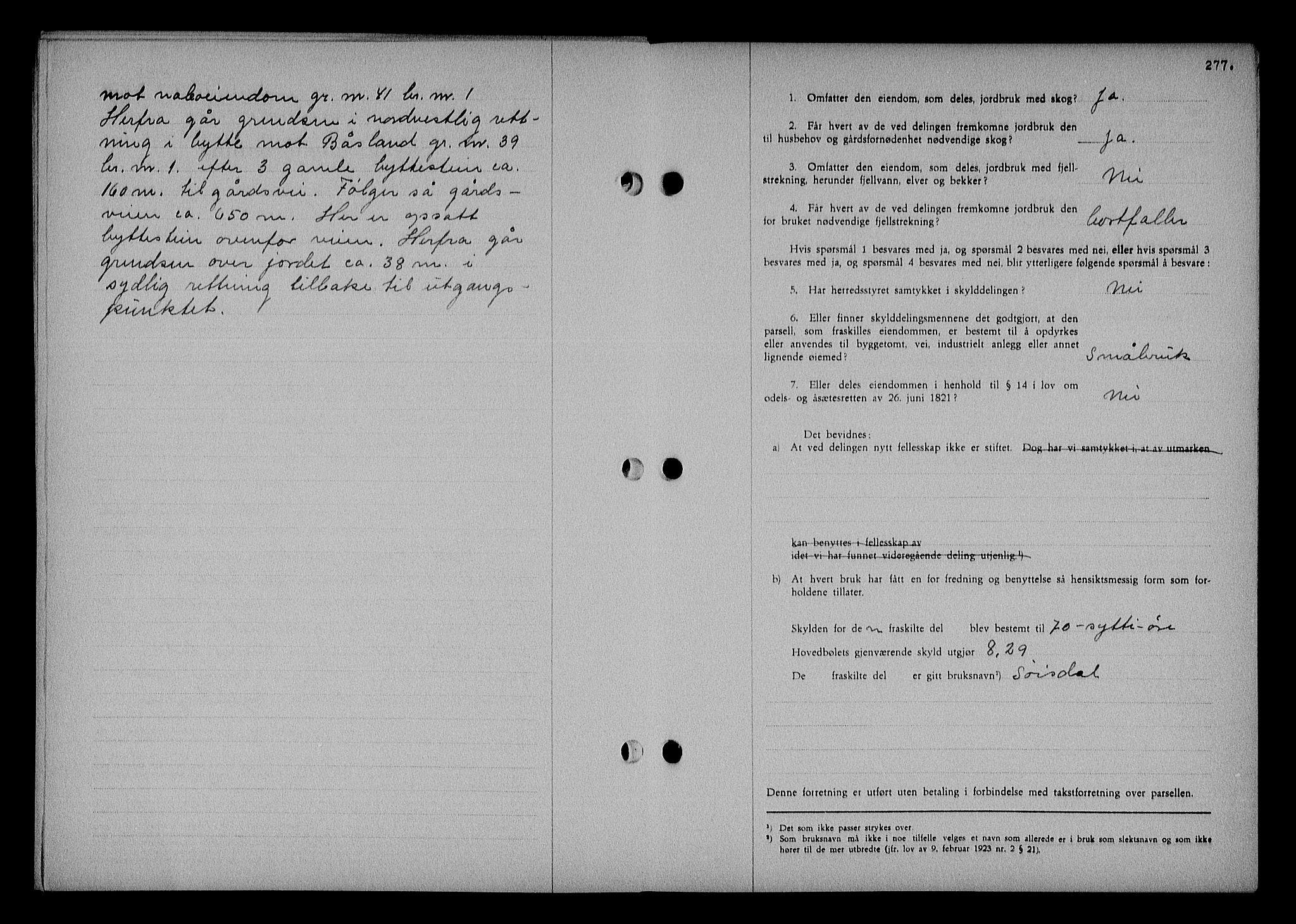 Nedenes sorenskriveri, AV/SAK-1221-0006/G/Gb/Gba/L0044: Mortgage book no. 40, 1937-1938, Diary no: : 1142/1937