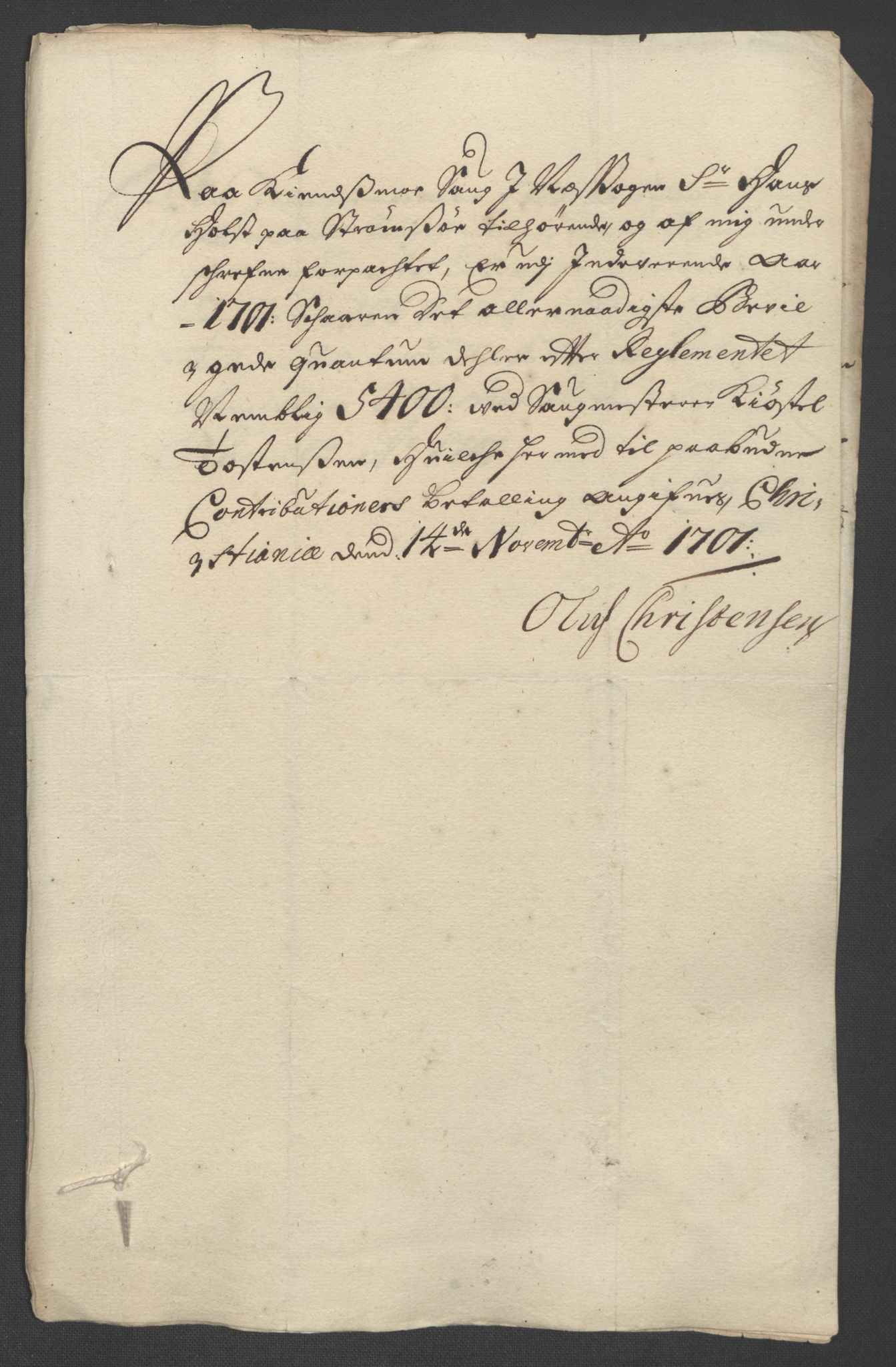 Rentekammeret inntil 1814, Reviderte regnskaper, Fogderegnskap, AV/RA-EA-4092/R12/L0713: Fogderegnskap Øvre Romerike, 1701, p. 254