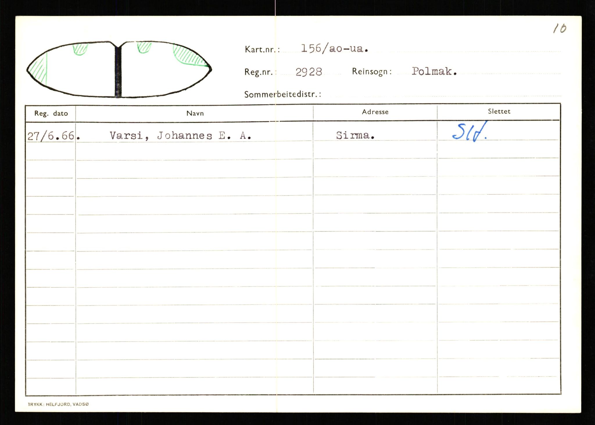 Lappefogden i Finnmark/Reindriftsforvaltningen Øst-Finnmark, AV/SATØ-S-1461/G/Ge/Gea/L0006: Slettede reinmerker, 1934-1992, p. 750