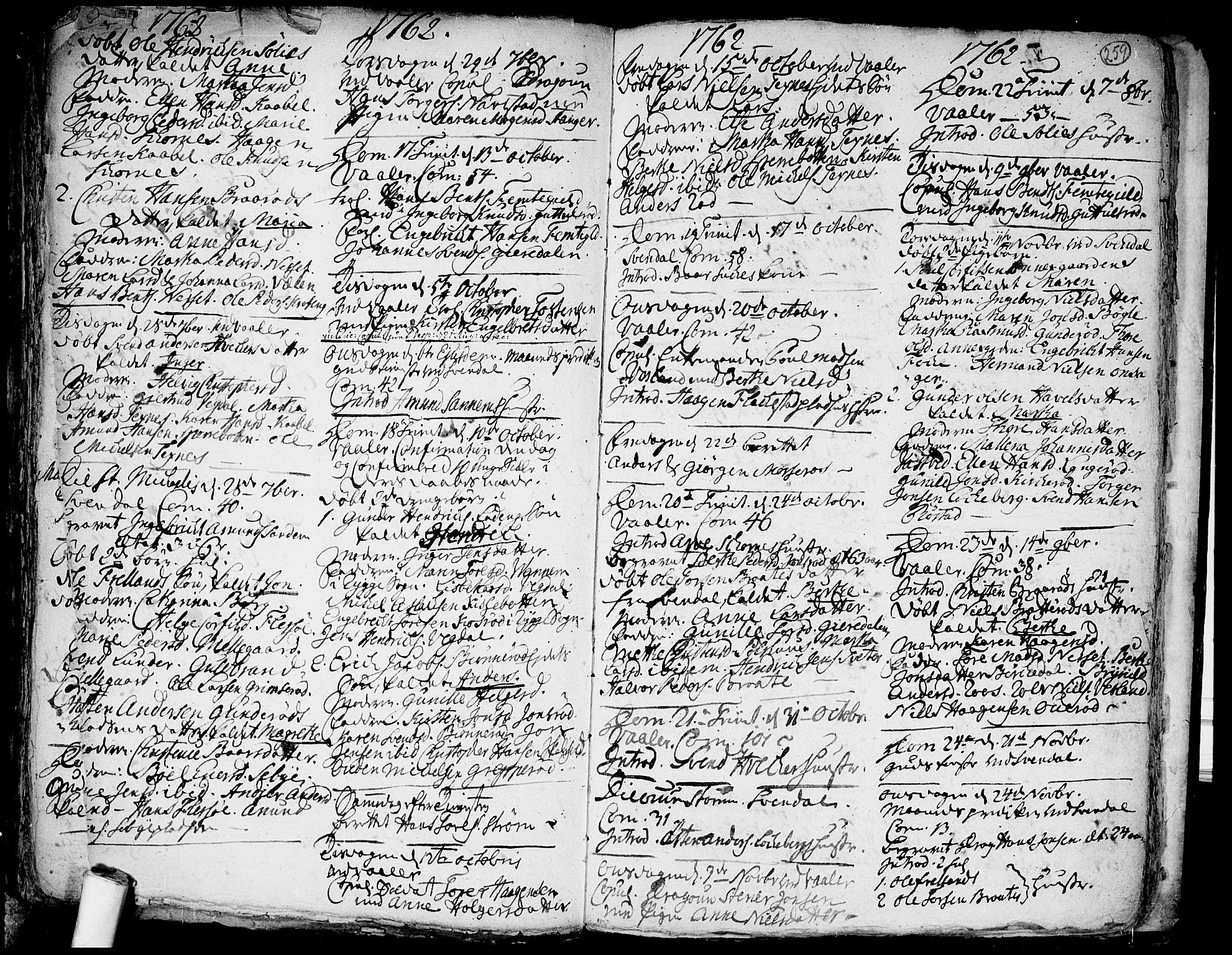 Våler prestekontor Kirkebøker, SAO/A-11083/F/Fa/L0003: Parish register (official) no. I 3, 1730-1770, p. 259