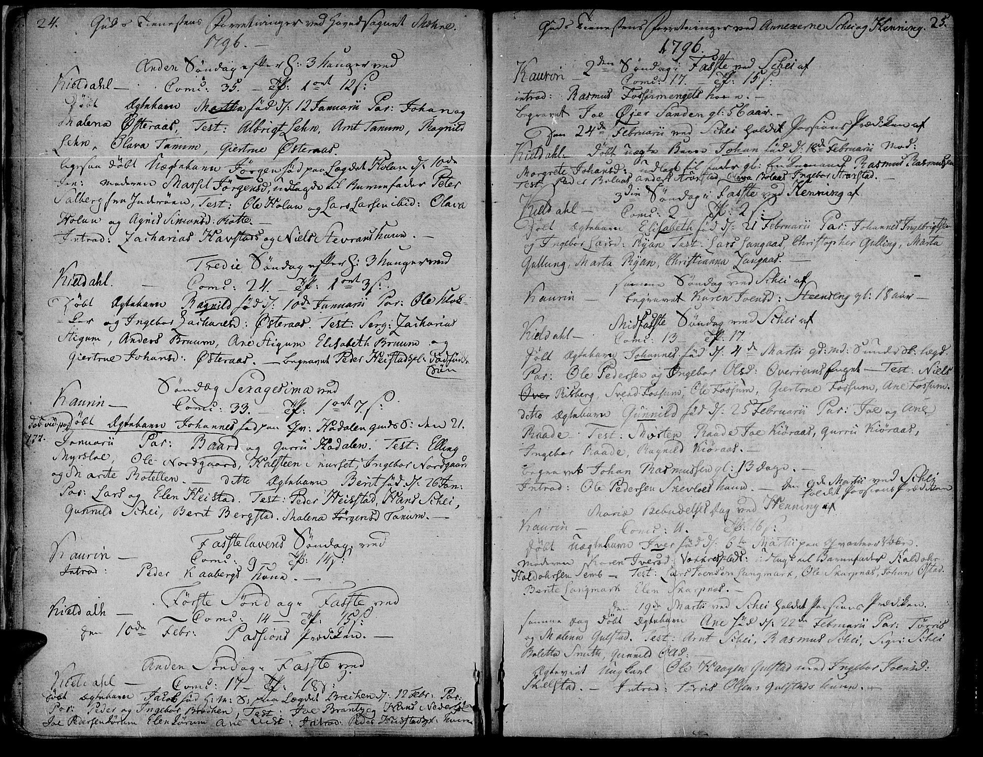 Ministerialprotokoller, klokkerbøker og fødselsregistre - Nord-Trøndelag, SAT/A-1458/735/L0332: Parish register (official) no. 735A03, 1795-1816, p. 24-25