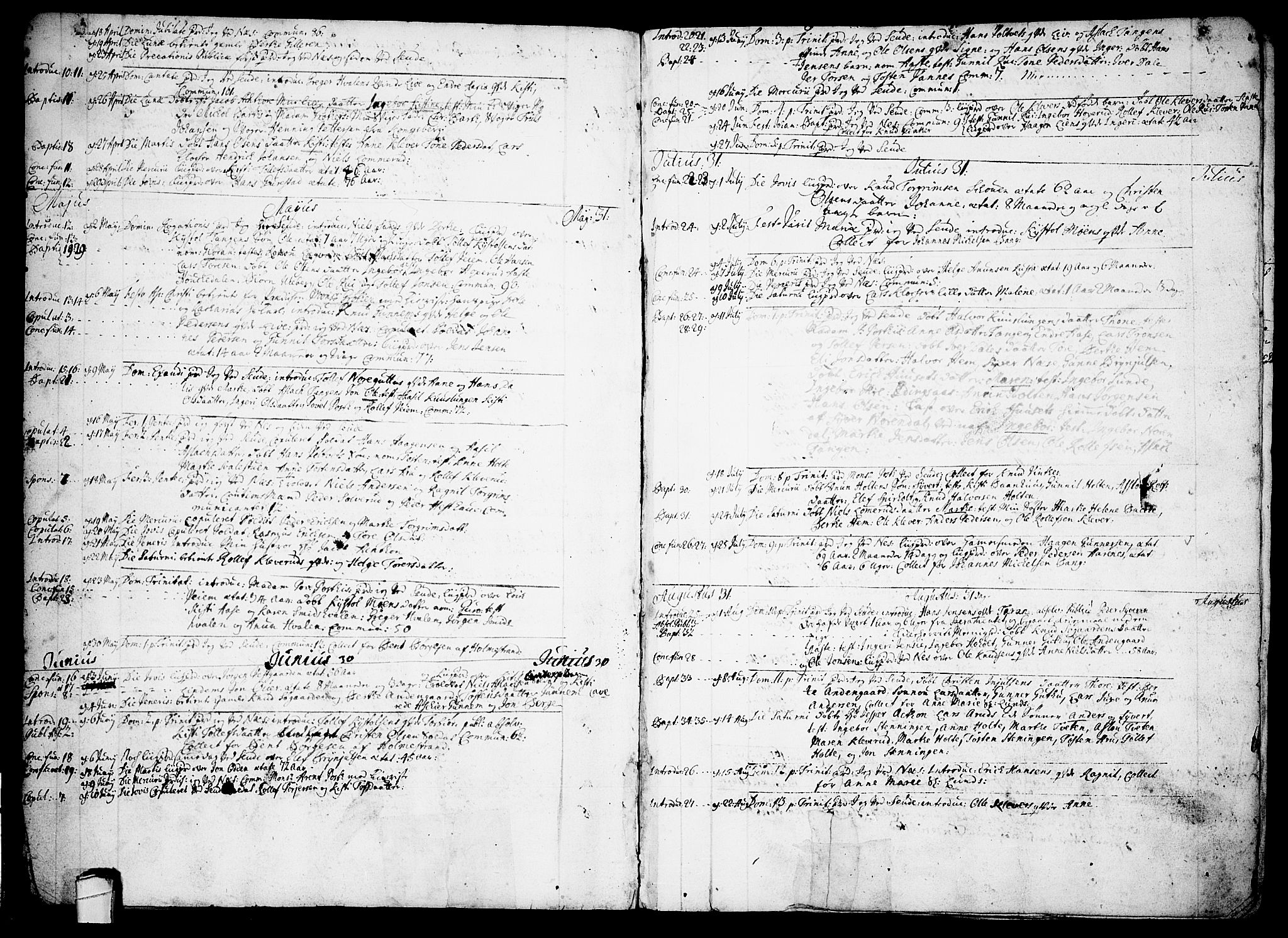 Sauherad kirkebøker, AV/SAKO-A-298/F/Fa/L0003: Parish register (official) no. I 3, 1722-1766