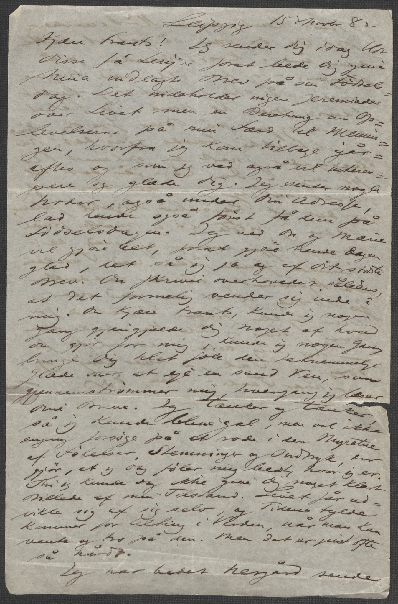 Beyer, Frants, AV/RA-PA-0132/F/L0001: Brev fra Edvard Grieg til Frantz Beyer og "En del optegnelser som kan tjene til kommentar til brevene" av Marie Beyer, 1872-1907, p. 75