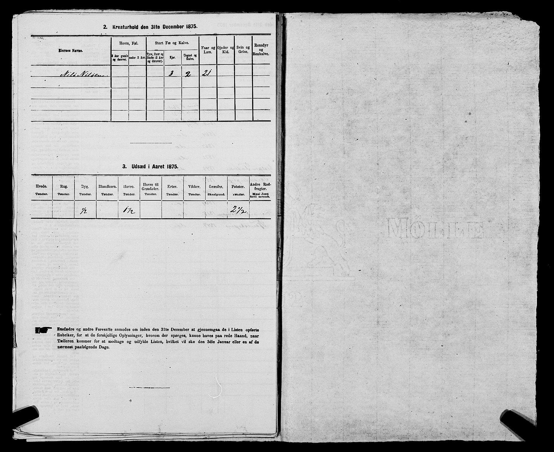 SAST, 1875 census for 1128P Høgsfjord, 1875, p. 772