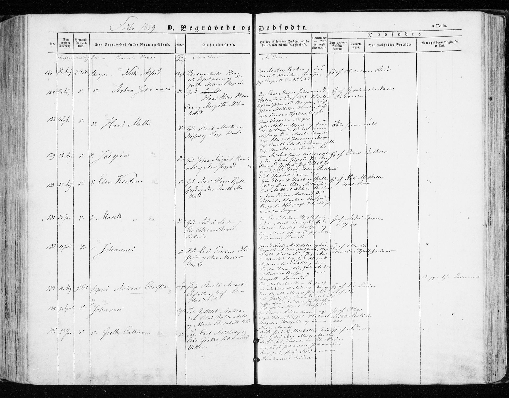 Skjervøy sokneprestkontor, AV/SATØ-S-1300/H/Ha/Haa/L0006kirke: Parish register (official) no. 6, 1848-1859