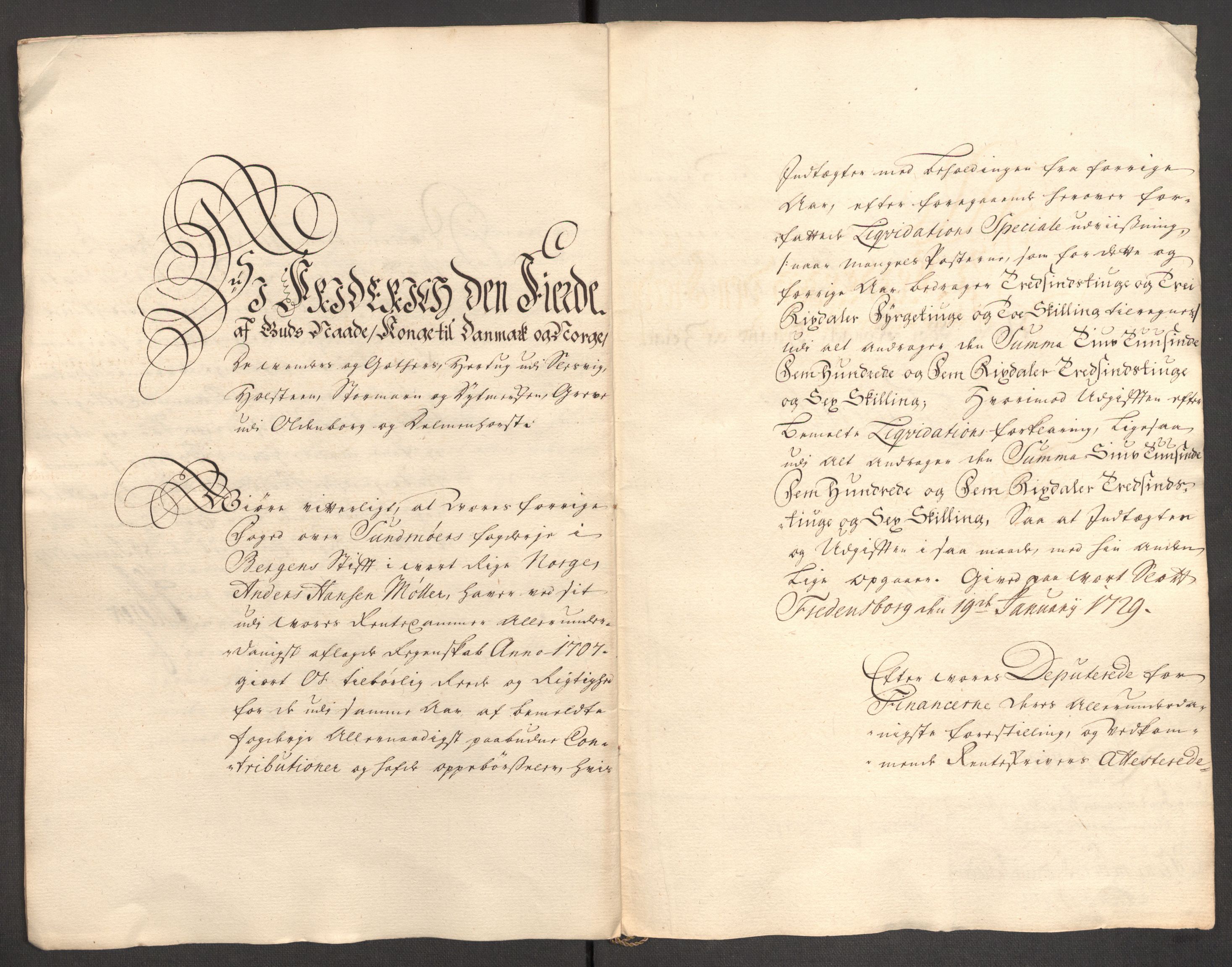 Rentekammeret inntil 1814, Reviderte regnskaper, Fogderegnskap, RA/EA-4092/R54/L3561: Fogderegnskap Sunnmøre, 1706-1707, p. 190